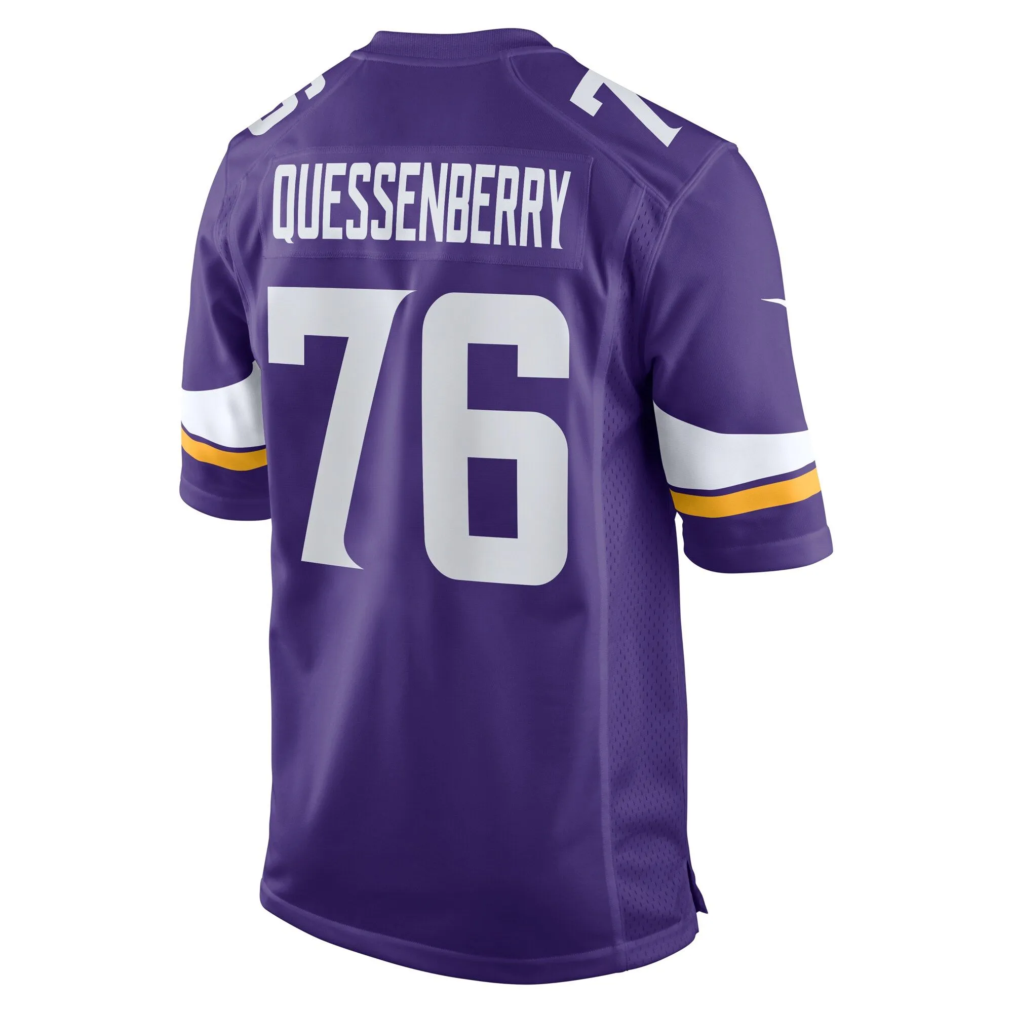 David Quessenberry Minnesota Vikings  Team Game Jersey -  Purple