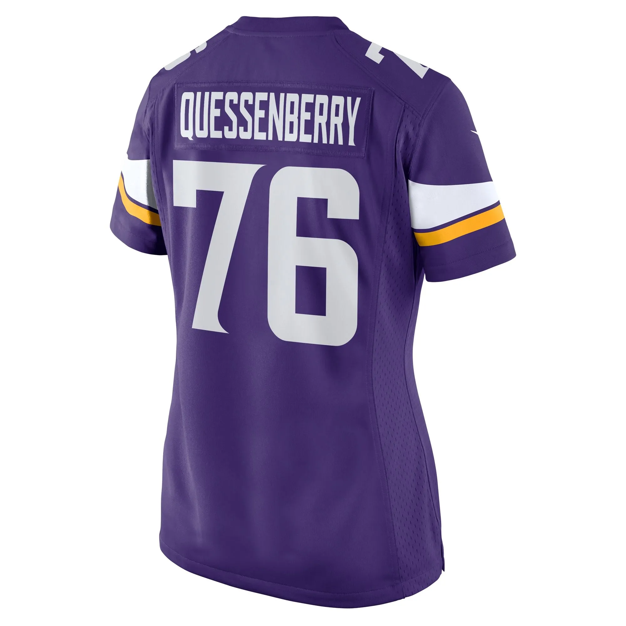 David Quessenberry Minnesota Vikings  Women's Team Game Jersey -  Purple