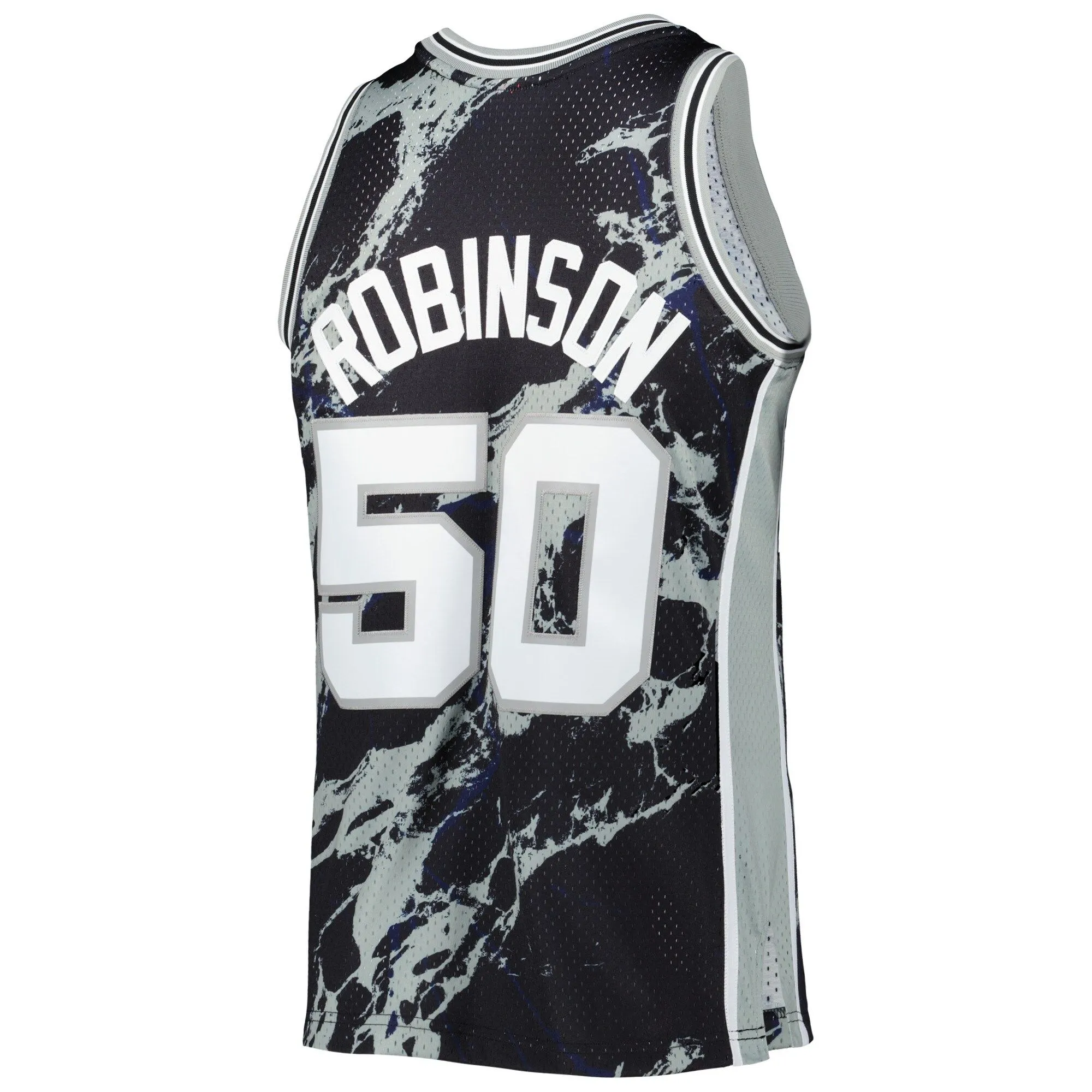 David Robinson San Antonio Spurs Mitchell & Ness 1998/99 Hardwood Classics Marble Swingman Jersey - Black