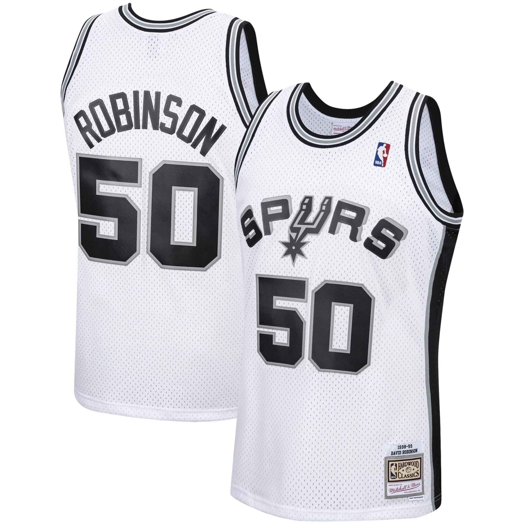 David Robinson San Antonio Spurs Mitchell & Ness 1998/99 Hardwood Classics Swingman Jersey - White