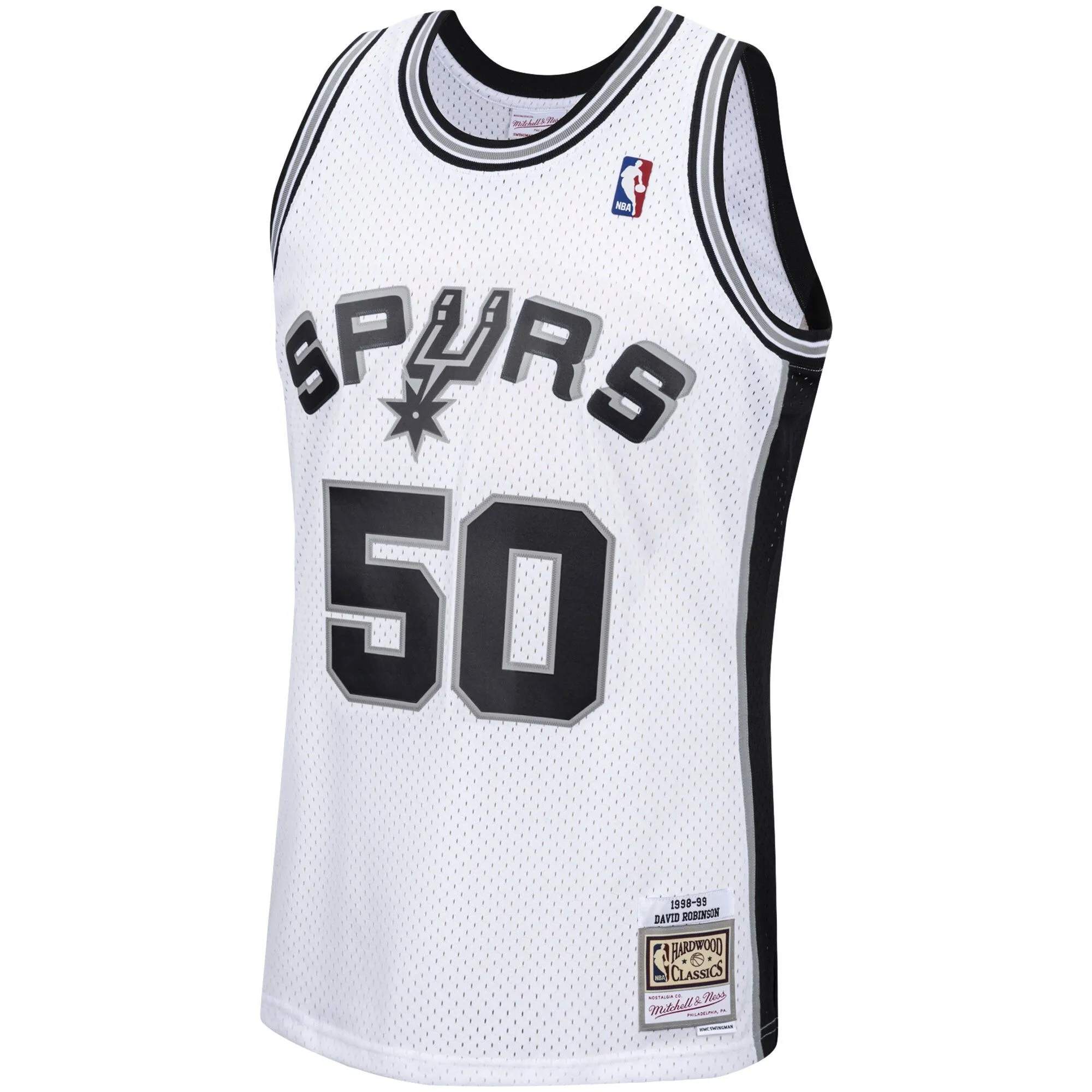 David Robinson San Antonio Spurs Mitchell & Ness 1998/99 Hardwood Classics Swingman Jersey - White