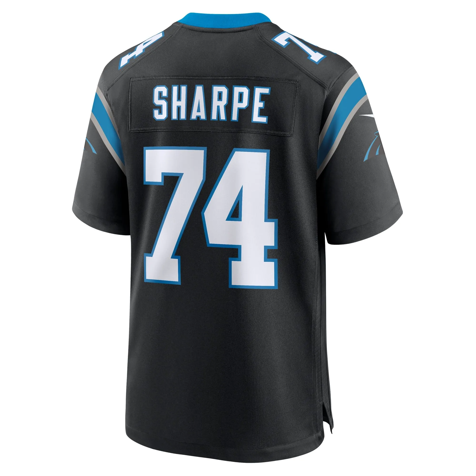 David Sharpe Carolina Panthers  Team Game Jersey -  Black