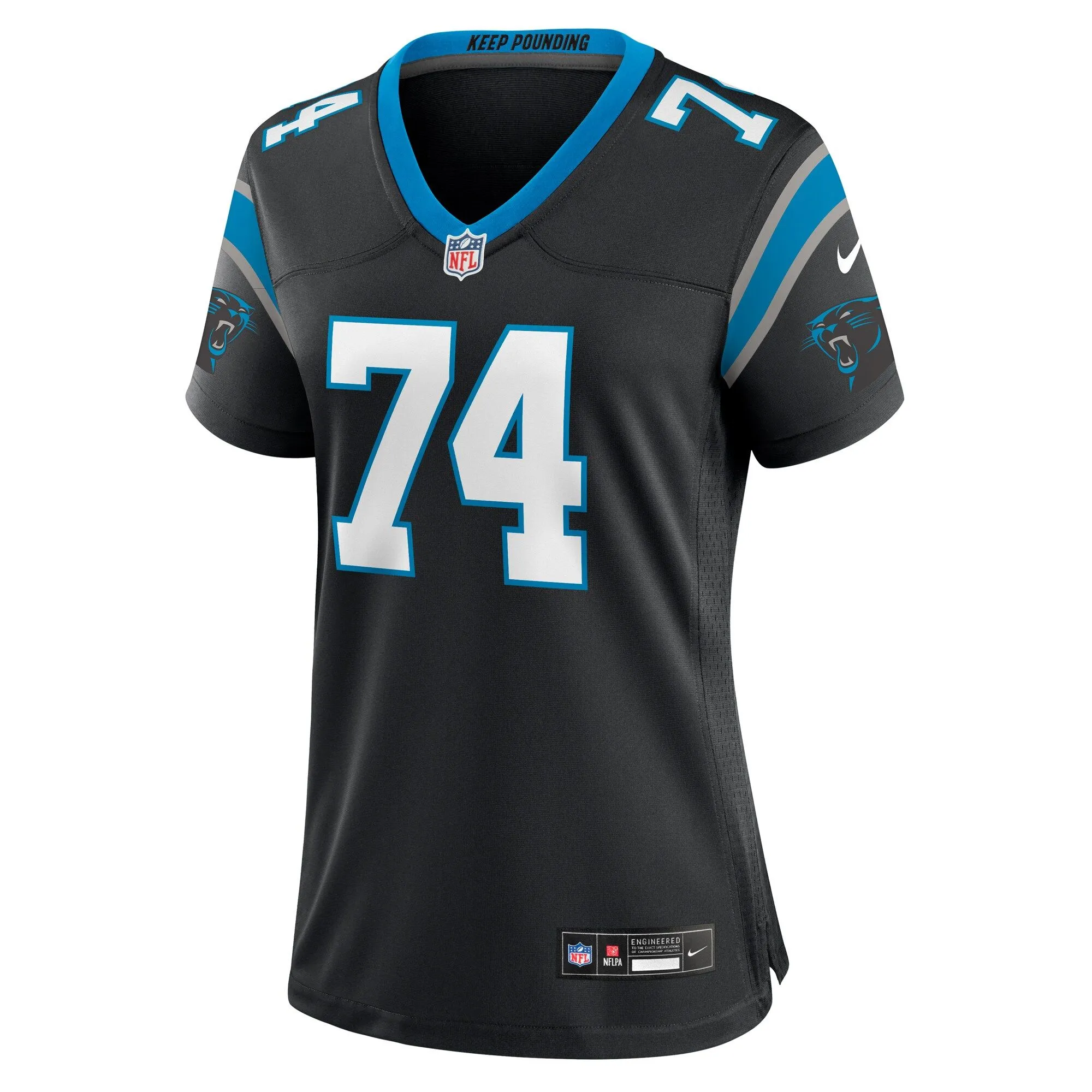 David Sharpe Carolina Panthers  Women's Team Game Jersey -  Black