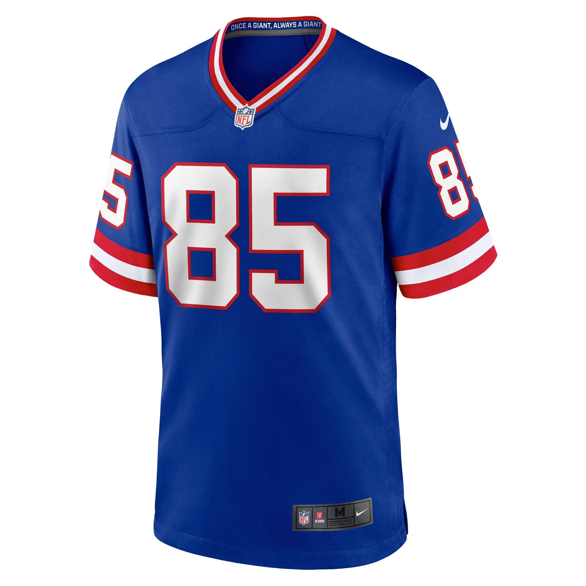 David Tyree New York Giants  Classic Retired Player Game Jersey - Royal