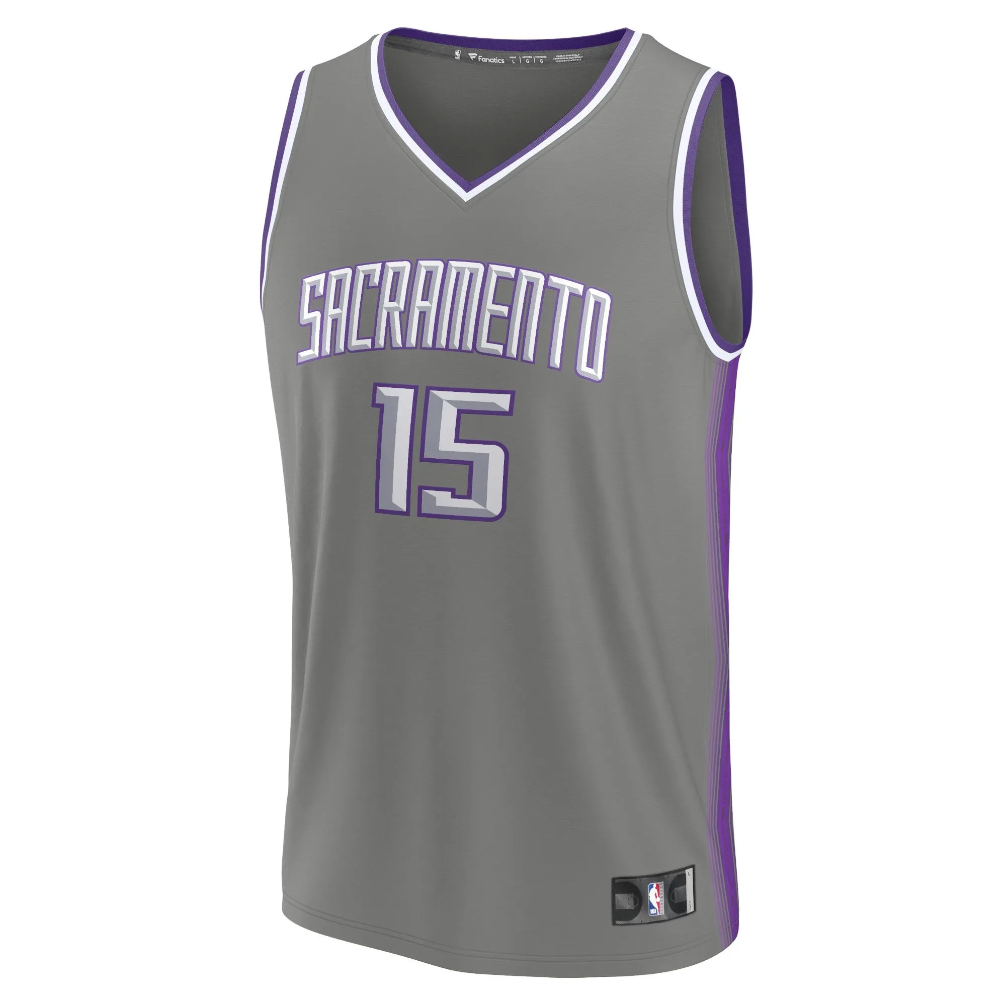 Davion Mitchell Sacramento Kings Fanatics Branded Fastbreak Jersey - City Edition - Gray