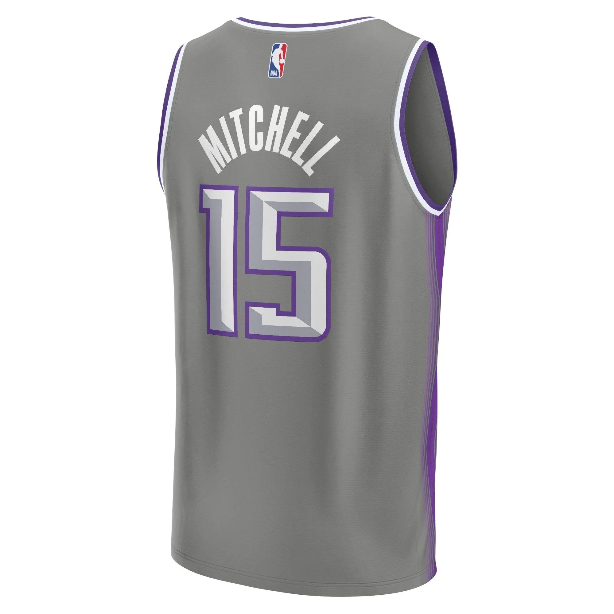 Davion Mitchell Sacramento Kings Fanatics Branded Fastbreak Jersey - City Edition - Gray