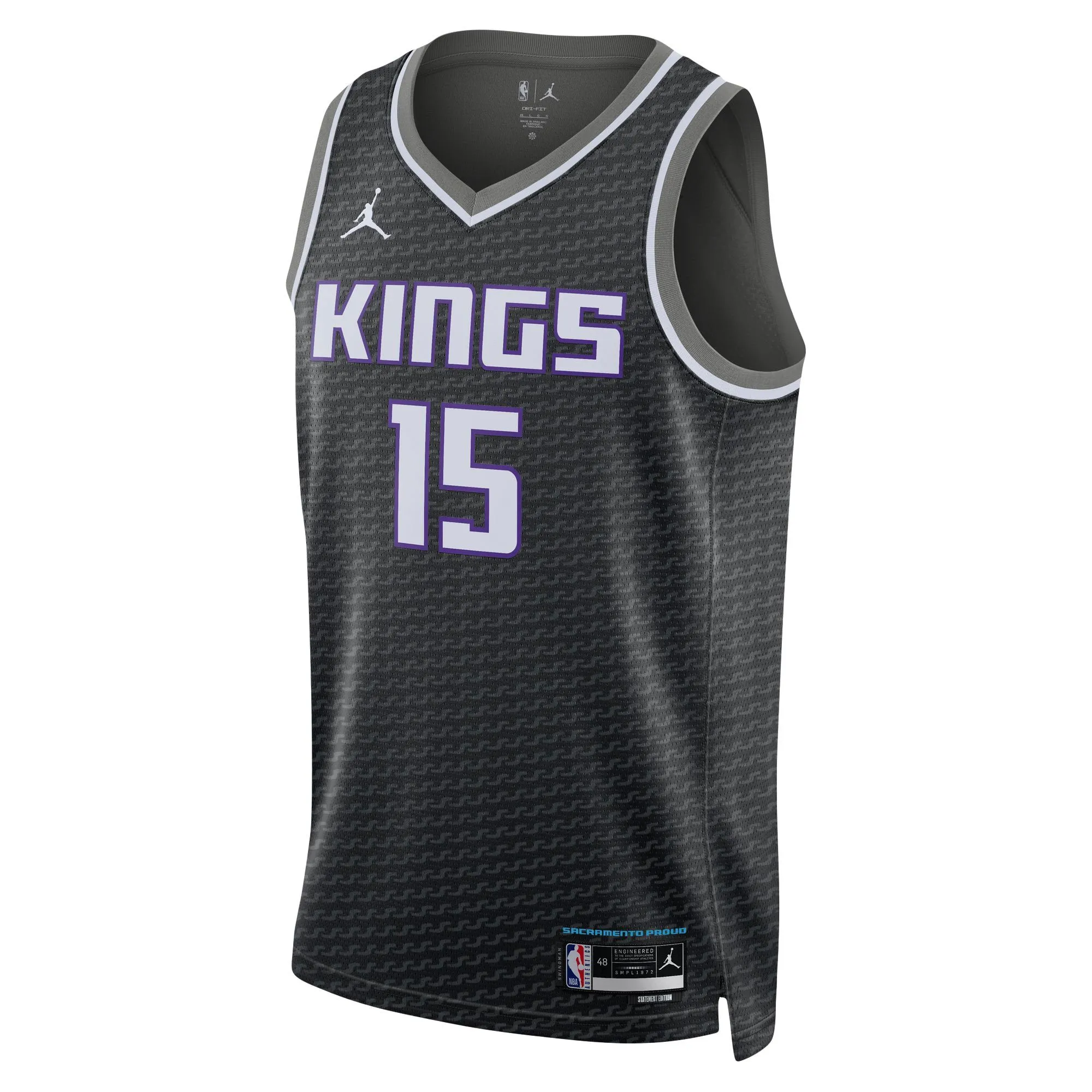 Davion Mitchell Sacramento Kings Jordan Brand Unisex Swingman Jersey - Statement Edition - Black