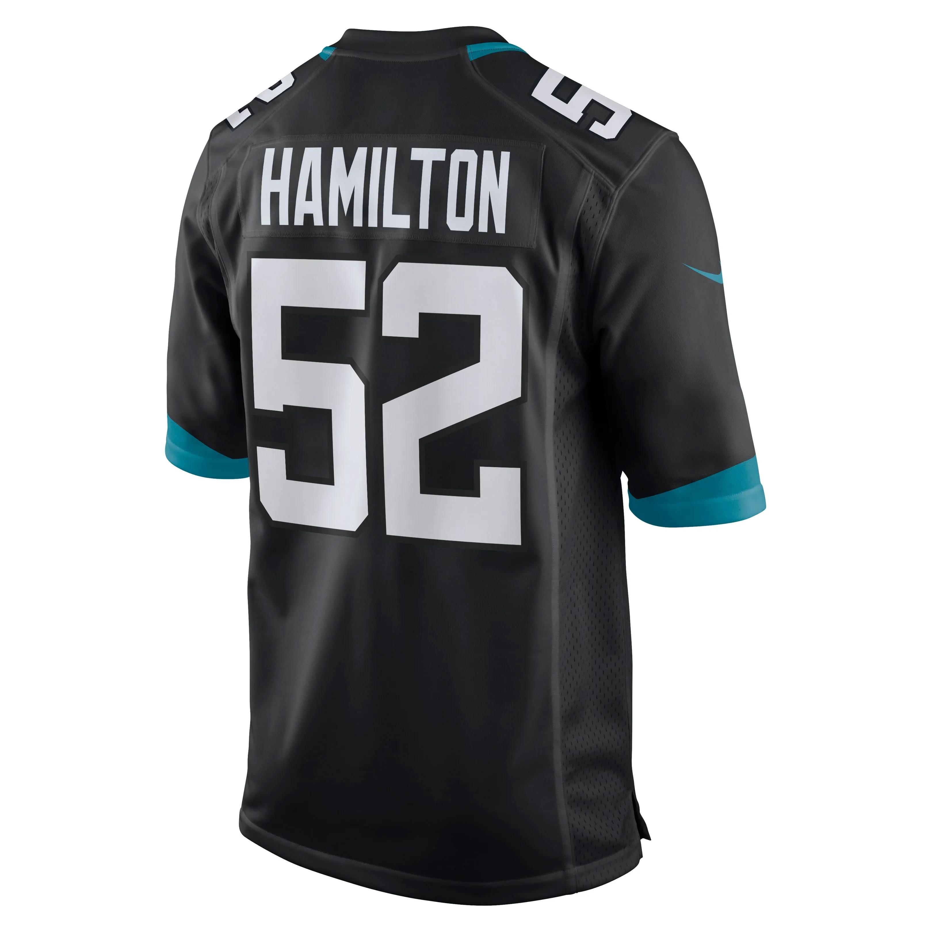 DaVon Hamilton Jacksonville Jaguars  Game Jersey - Black