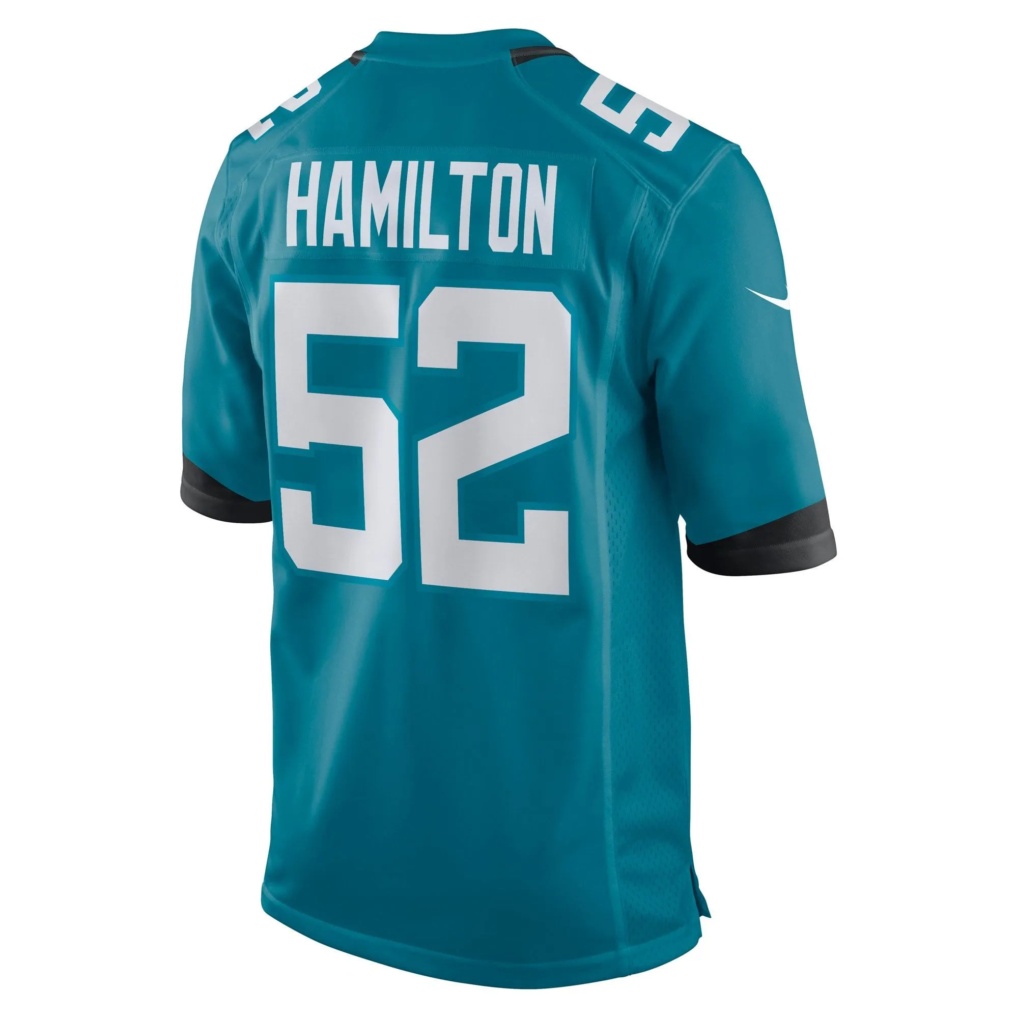 DaVon Hamilton Jacksonville Jaguars  Game Jersey - Teal