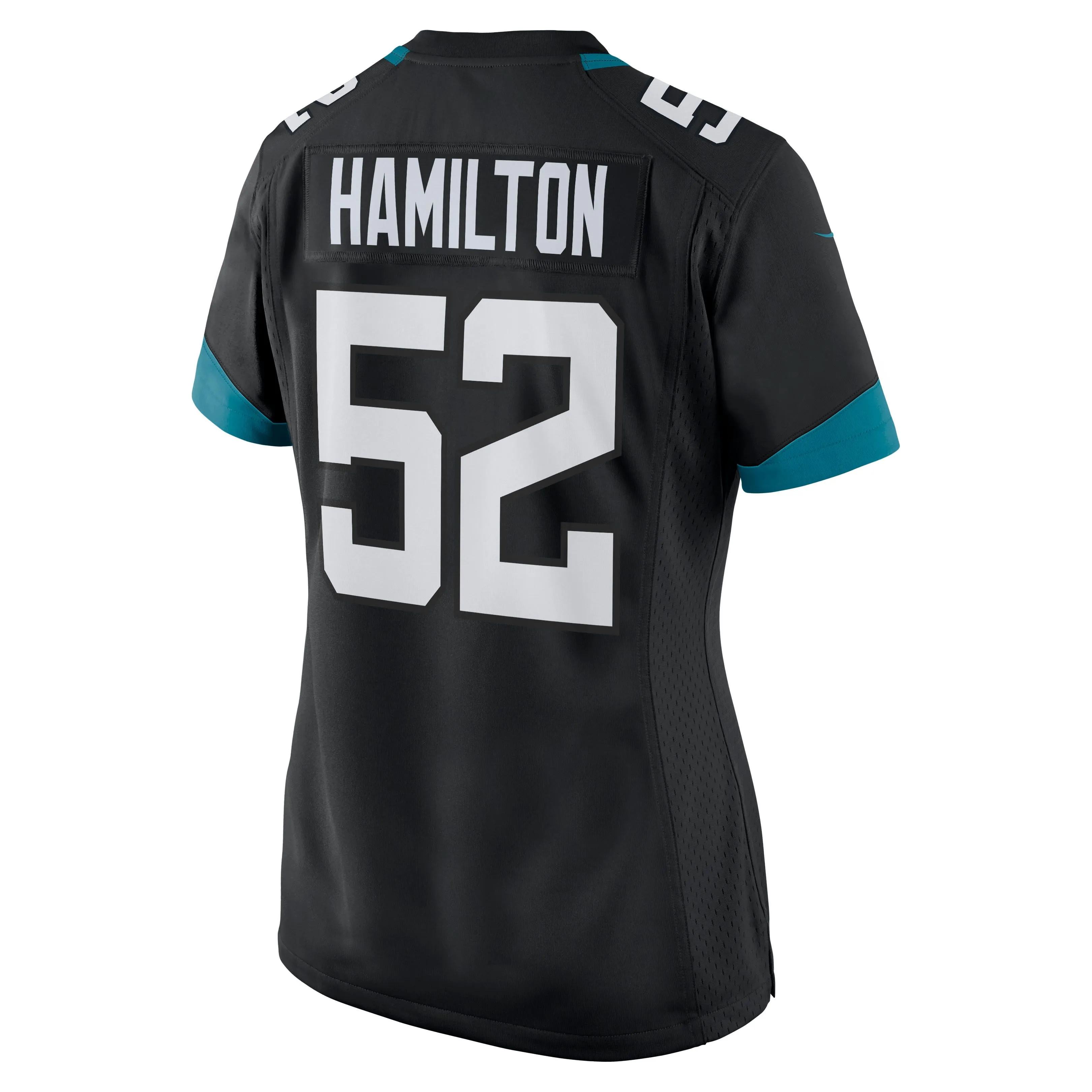 DaVon Hamilton Jacksonville Jaguars  Women's Game Jersey - Black