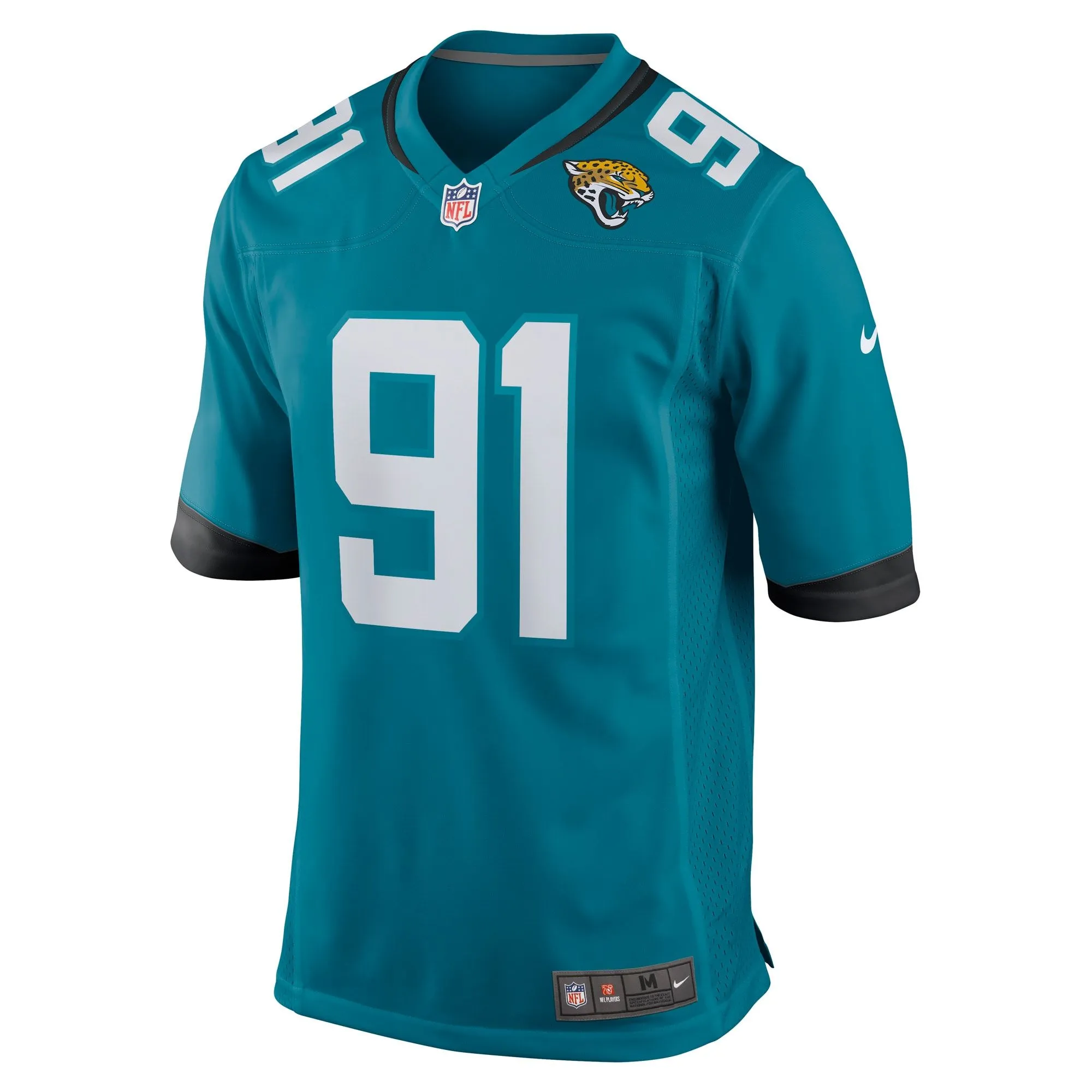 Dawuane Smoot Jacksonville Jaguars  Game Jersey - Teal