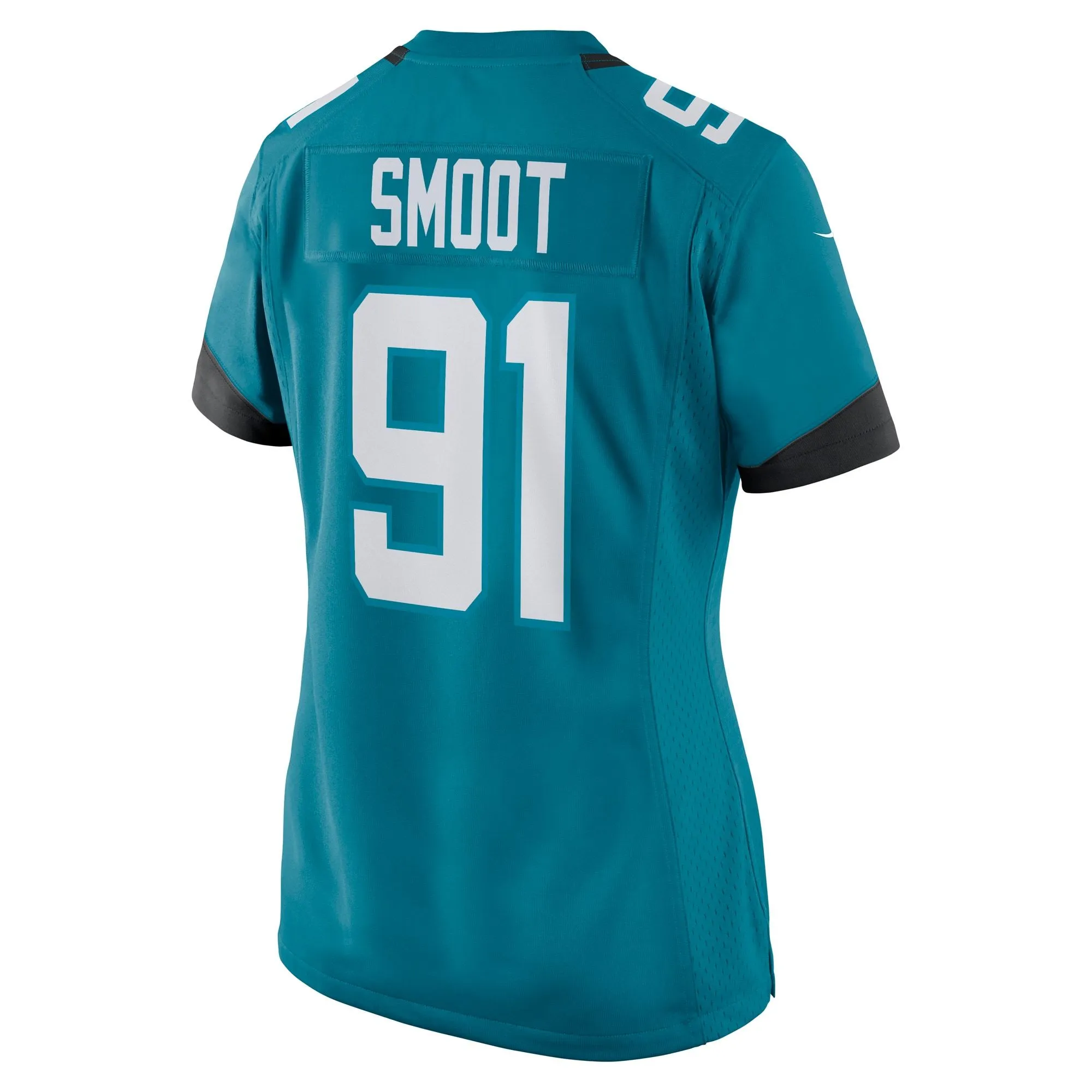 Dawuane Smoot Jacksonville Jaguars  Women's Game Jersey - Teal