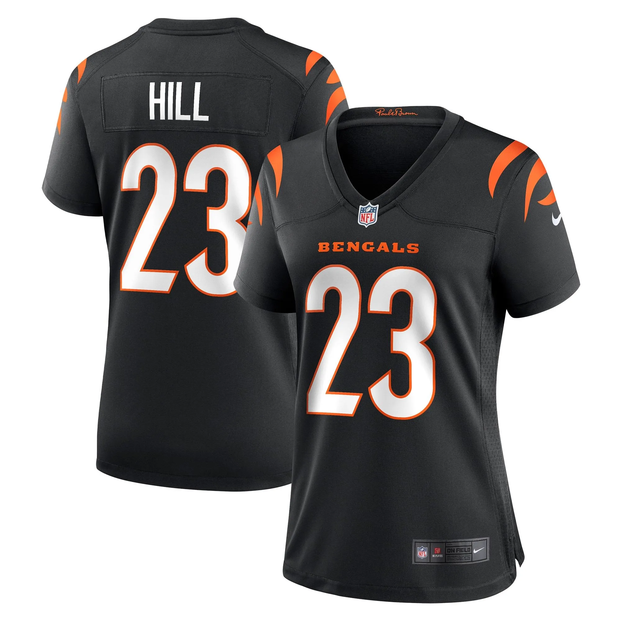 Daxton Hill Cincinnati Bengals  Women's Player Game Jersey - Black