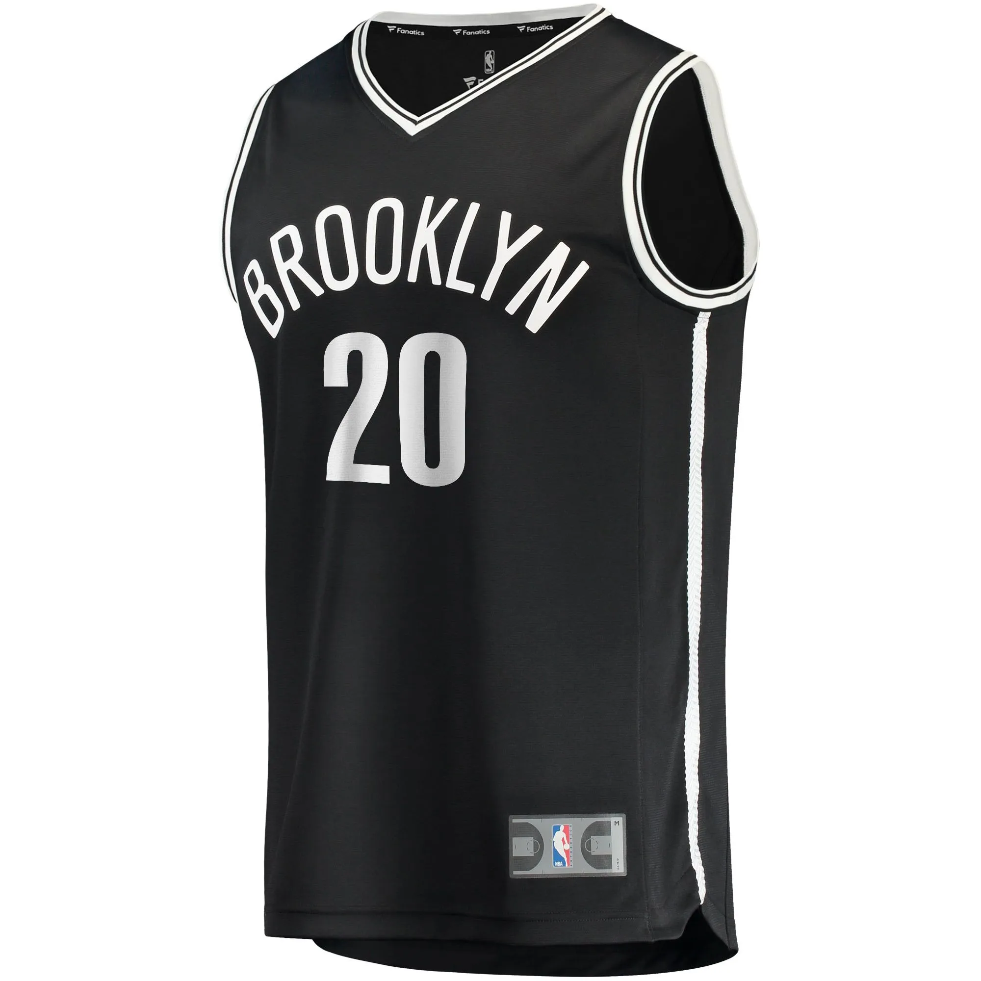 Day'Ron Sharpe Brooklyn Nets Fanatics Branded Fast Break Replica Jersey - Icon Edition - Black