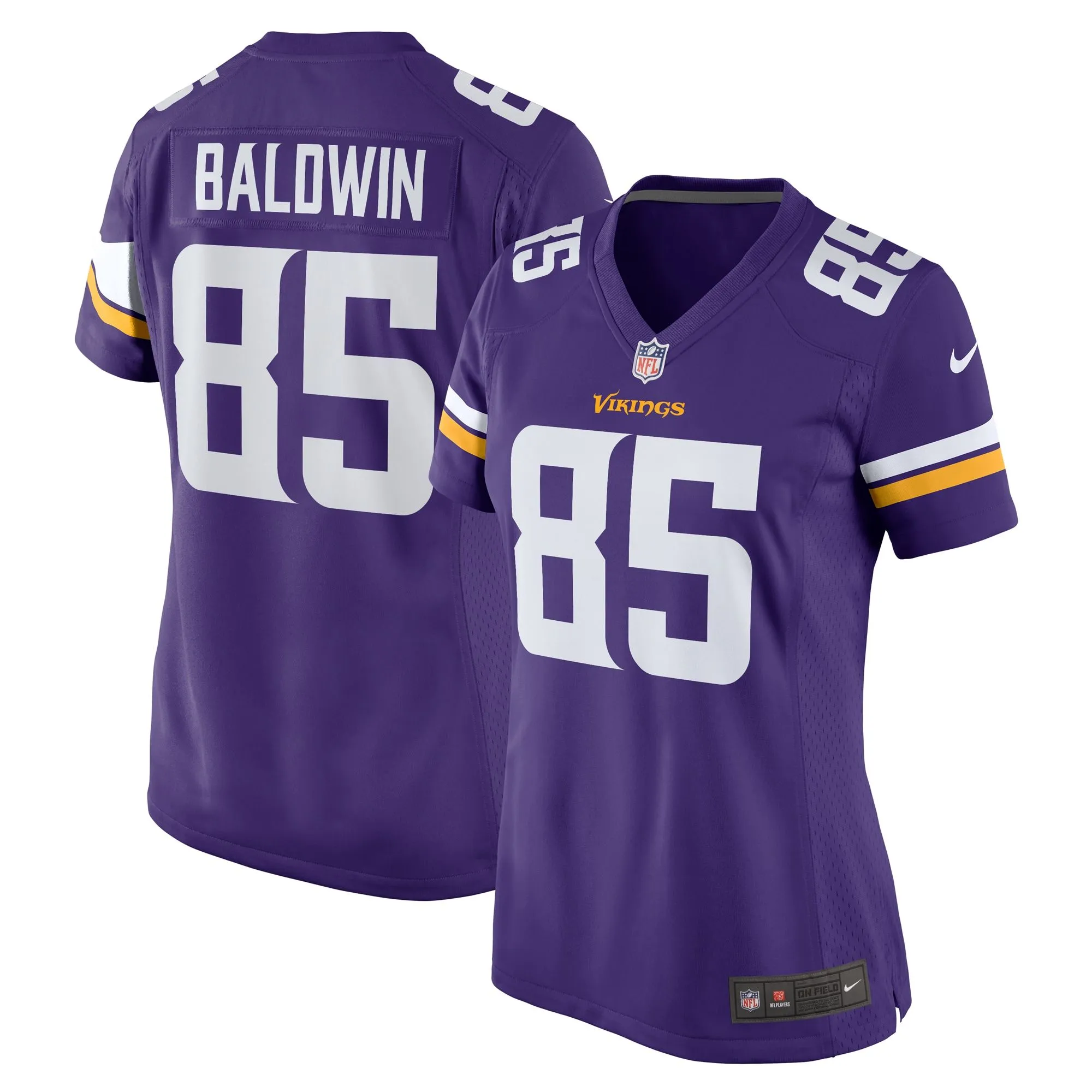 Daylen Baldwin Minnesota Vikings  Women's  Game Jersey -  Purple