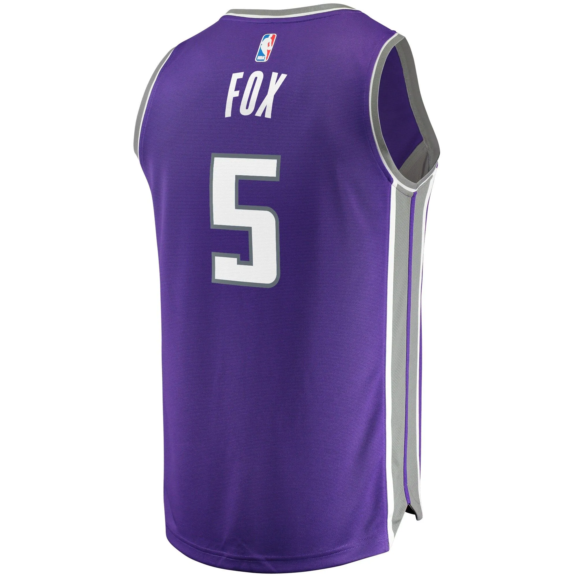 De'Aaron Fox Sacramento Kings Fanatics Branded Fast Break Player Replica Jersey - Icon Edition - Purple