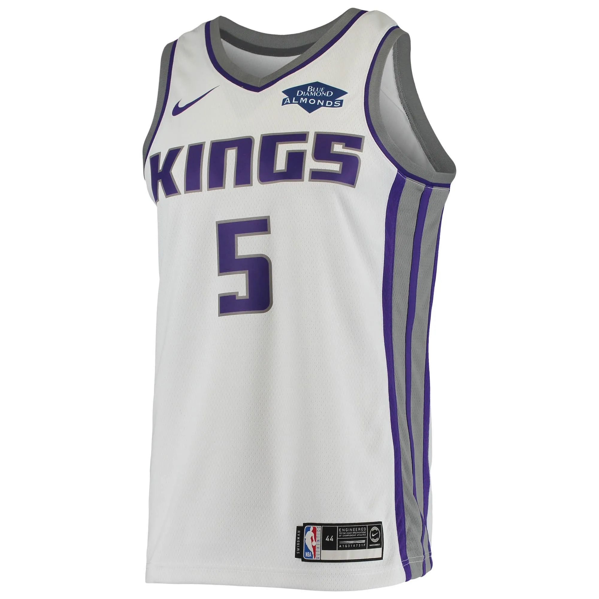 De'Aaron Fox Sacramento Kings  Swingman Player Jersey - Association Edition - White