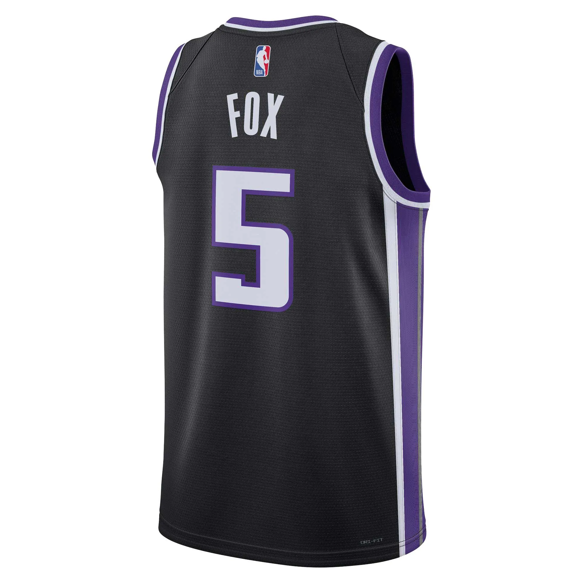 De'Aaron Fox Sacramento Kings  Unisex Swingman Jersey - Icon Edition - Black