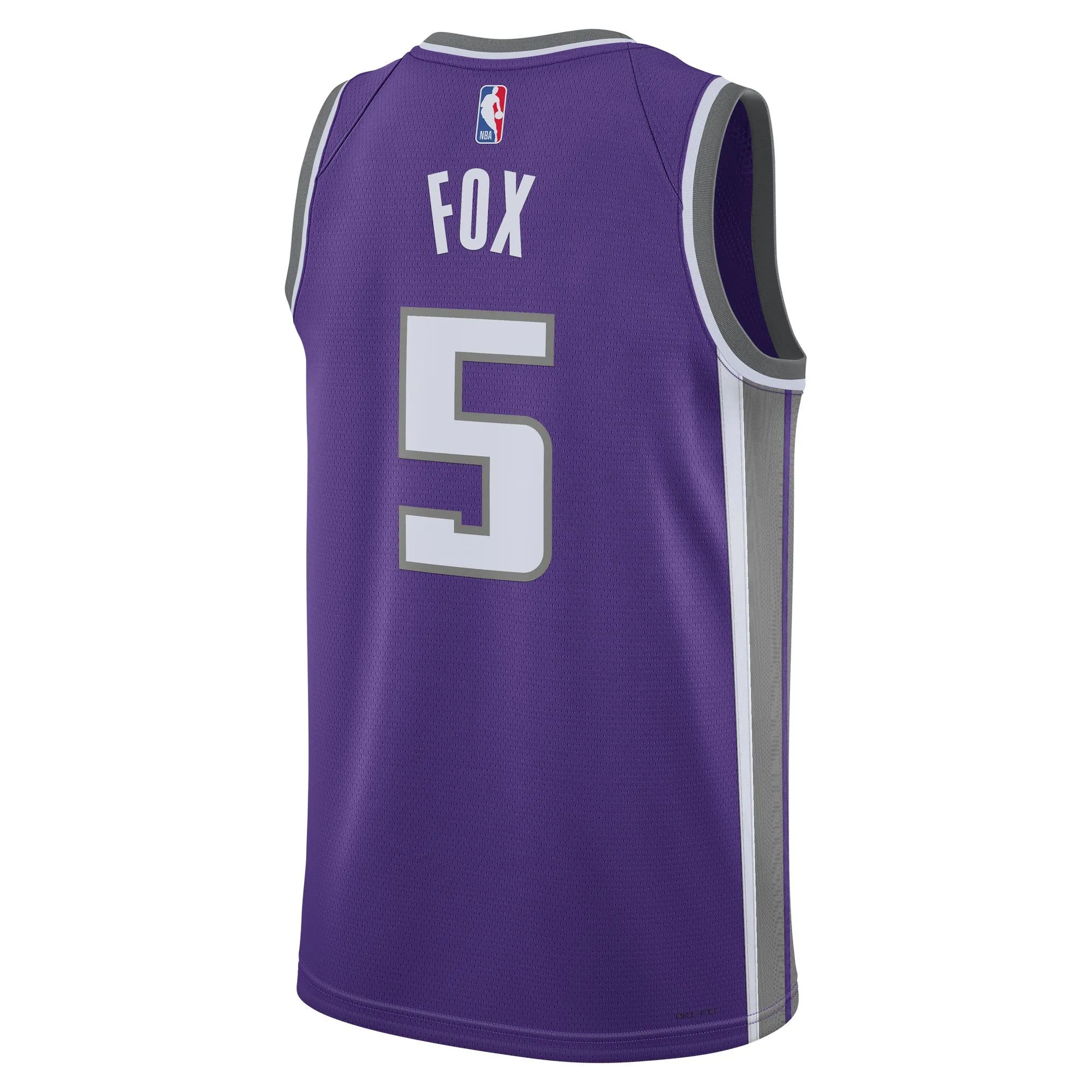 De'Aaron Fox Sacramento Kings  Unisex Swingman Jersey - Icon Edition - Purple