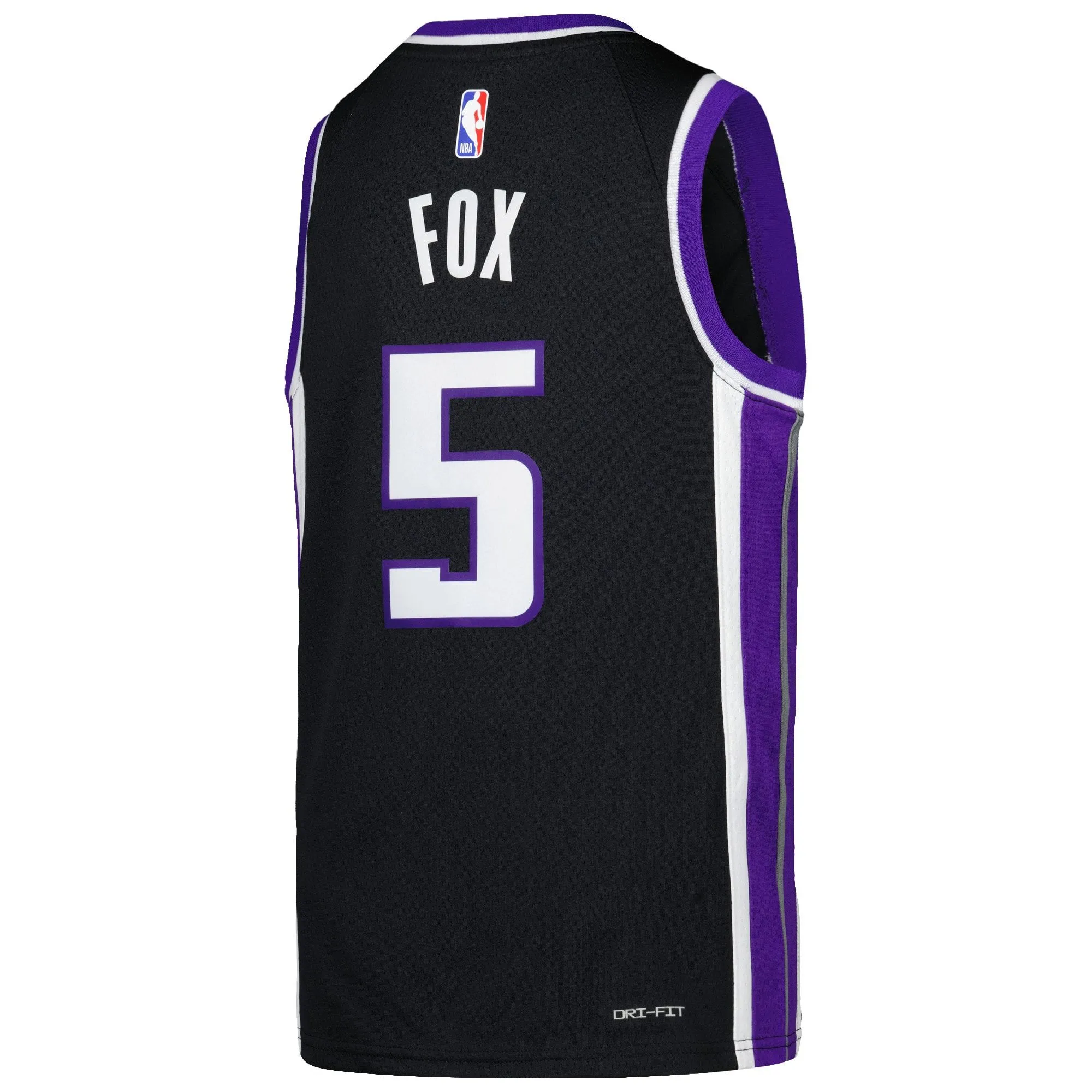 De'Aaron Fox Sacramento Kings  Youth Swingman Jersey - Icon Edition - Purple