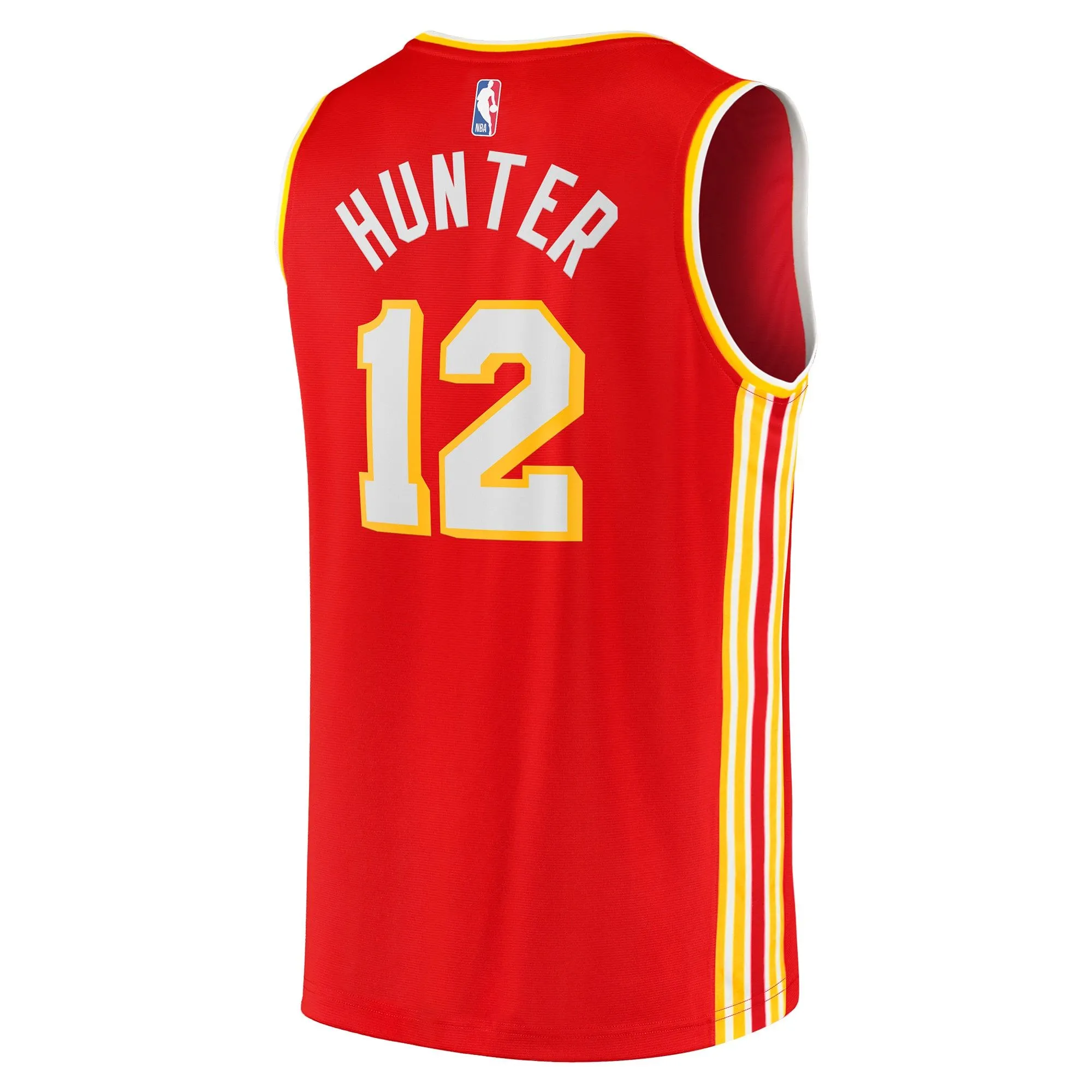 De'Andre Hunter Atlanta Hawks Fanatics Branded Fast Break Replica Jersey - Icon Edition - Red