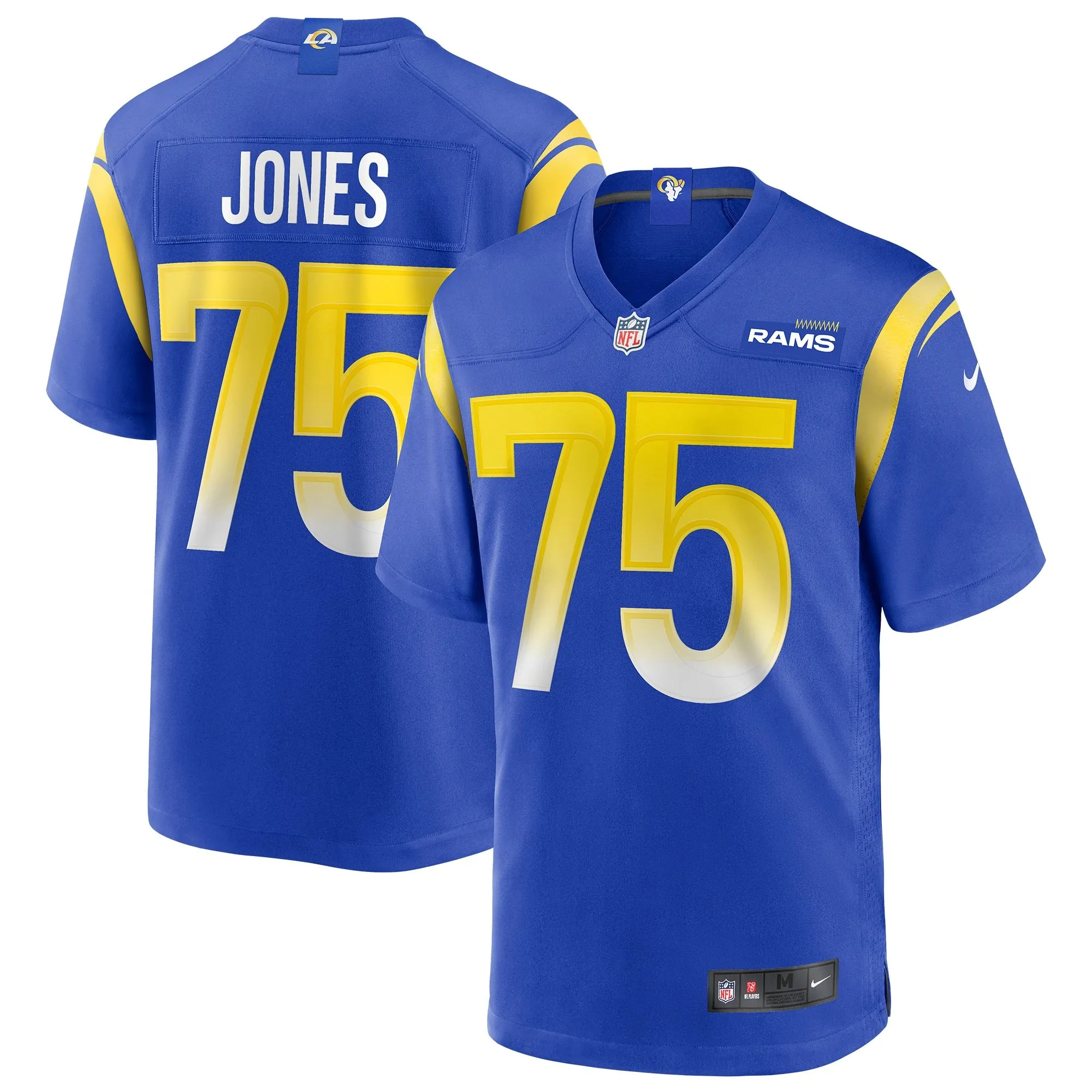 Deacon Jones Los Angeles Rams  Game Retired Player Jersey - Royal