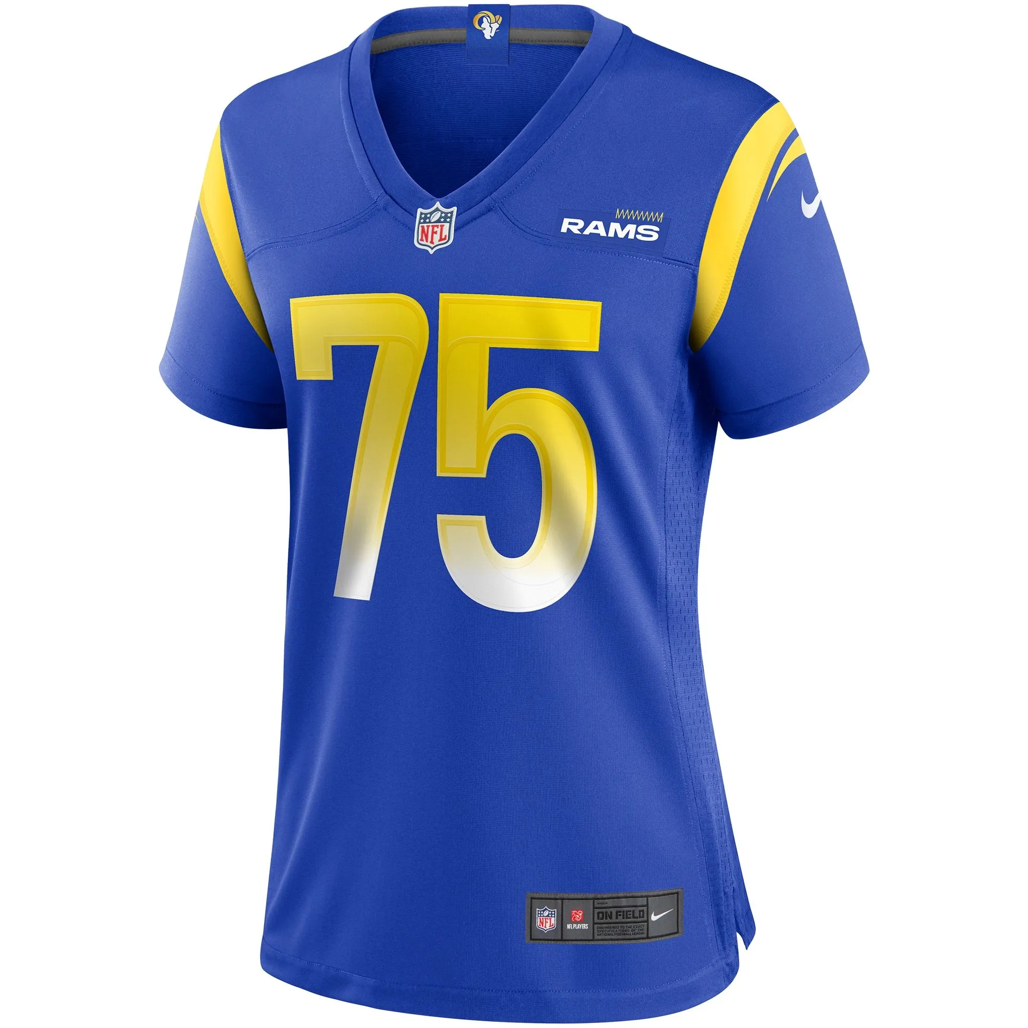 Deacon Jones Los Angeles Rams  Women's Game Retired Player Jersey - Royal