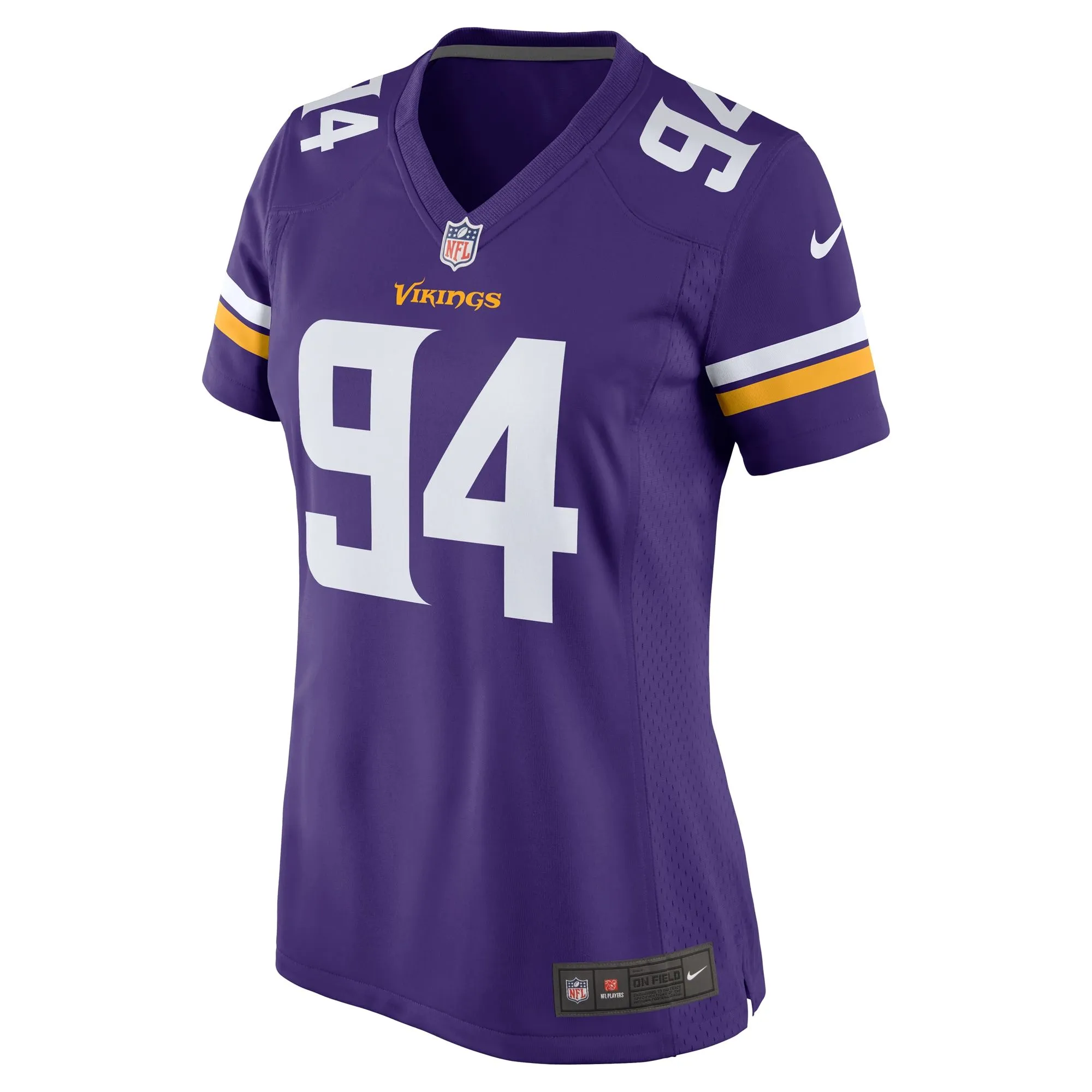 Dean Lowry Minnesota Vikings  Women's Game Player Jersey - Purple