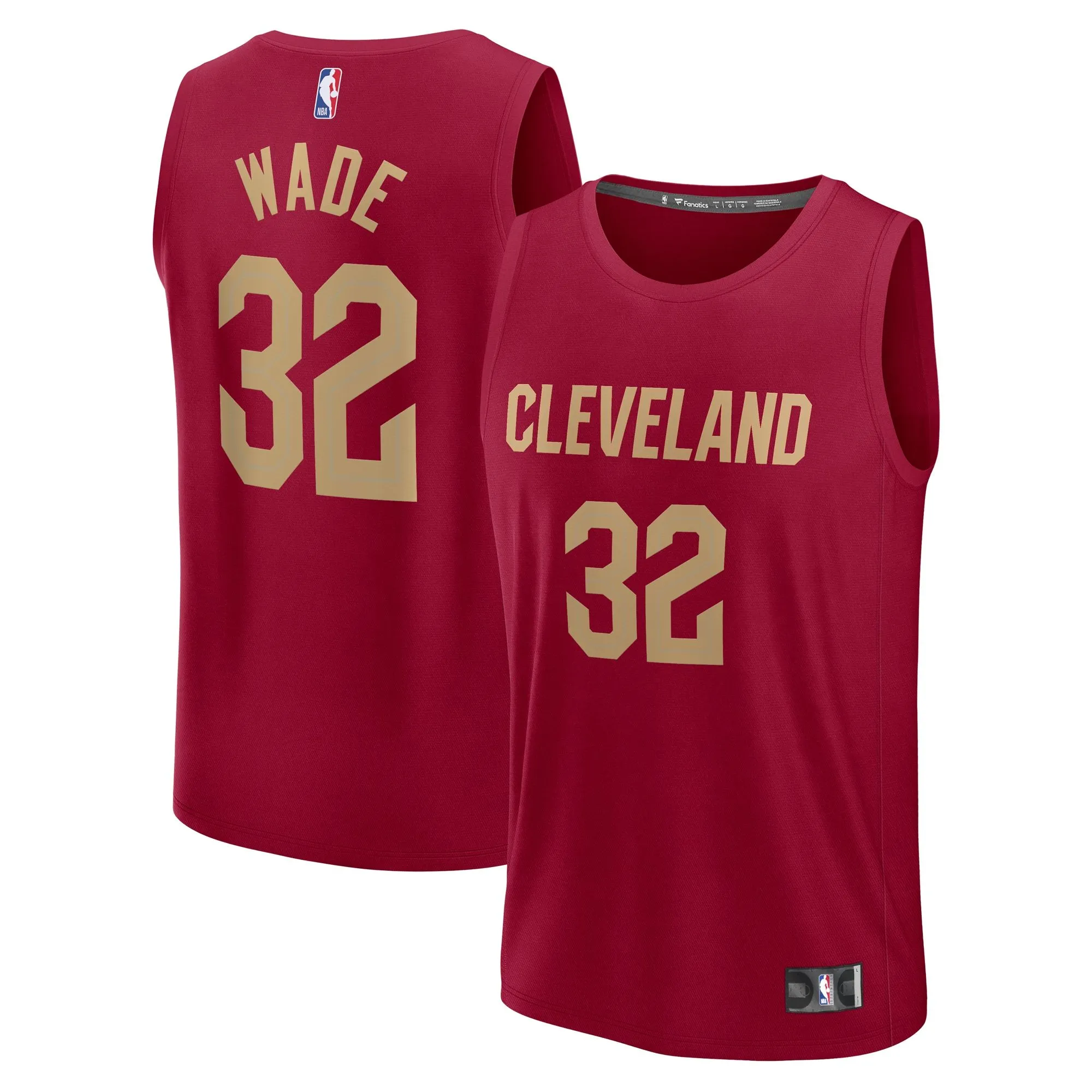 Dean Wade Cleveland Cavaliers Fanatics Branded Fast Break Player Jersey - Icon Edition - Wine