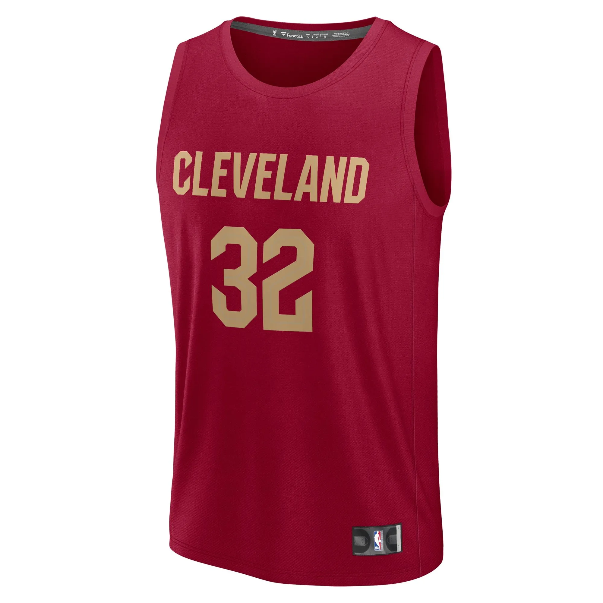 Dean Wade Cleveland Cavaliers Fanatics Branded Fast Break Player Jersey - Icon Edition - Wine