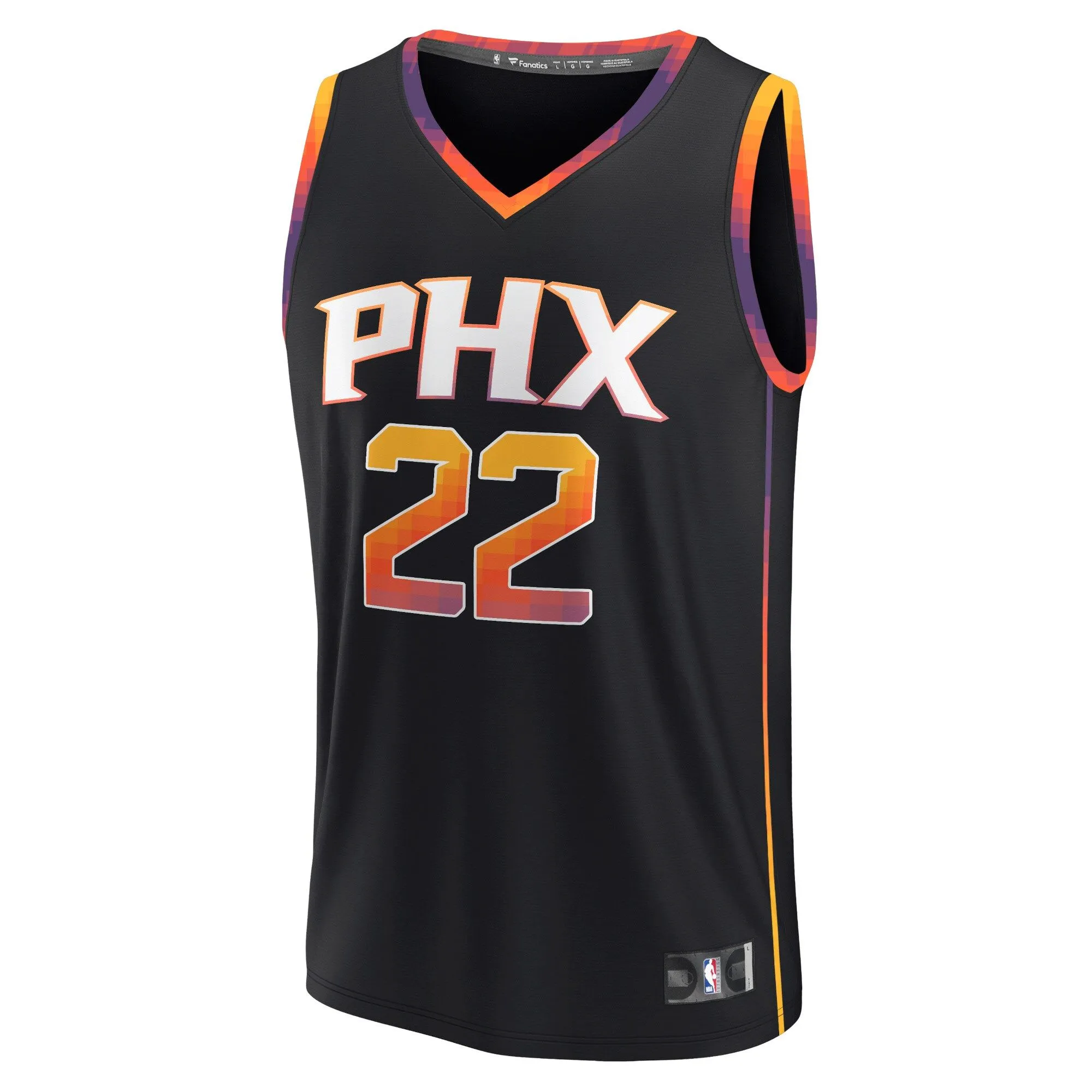 Deandre Ayton Phoenix Suns Fanatics Branded Fast Break Replica Player Jersey - Statement Edition - Black