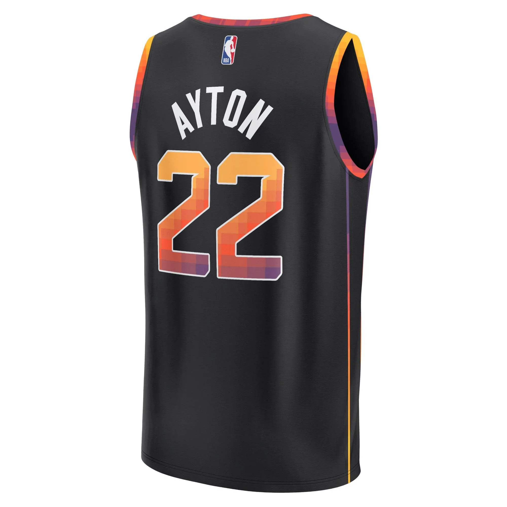 Deandre Ayton Phoenix Suns Fanatics Branded Fast Break Replica Player Jersey - Statement Edition - Black