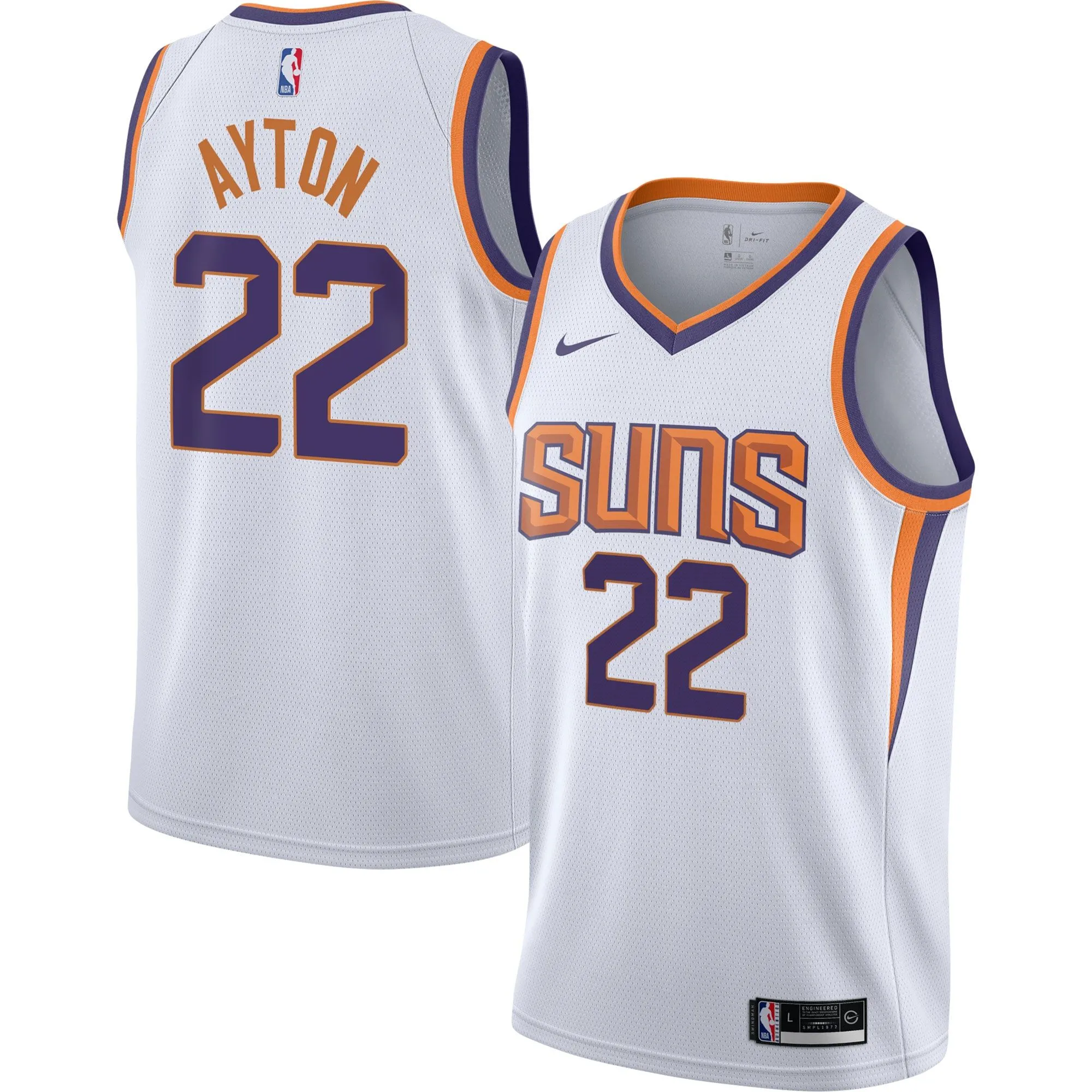 Deandre Ayton Phoenix Suns  Youth Swingman Jersey - Association Edition - White