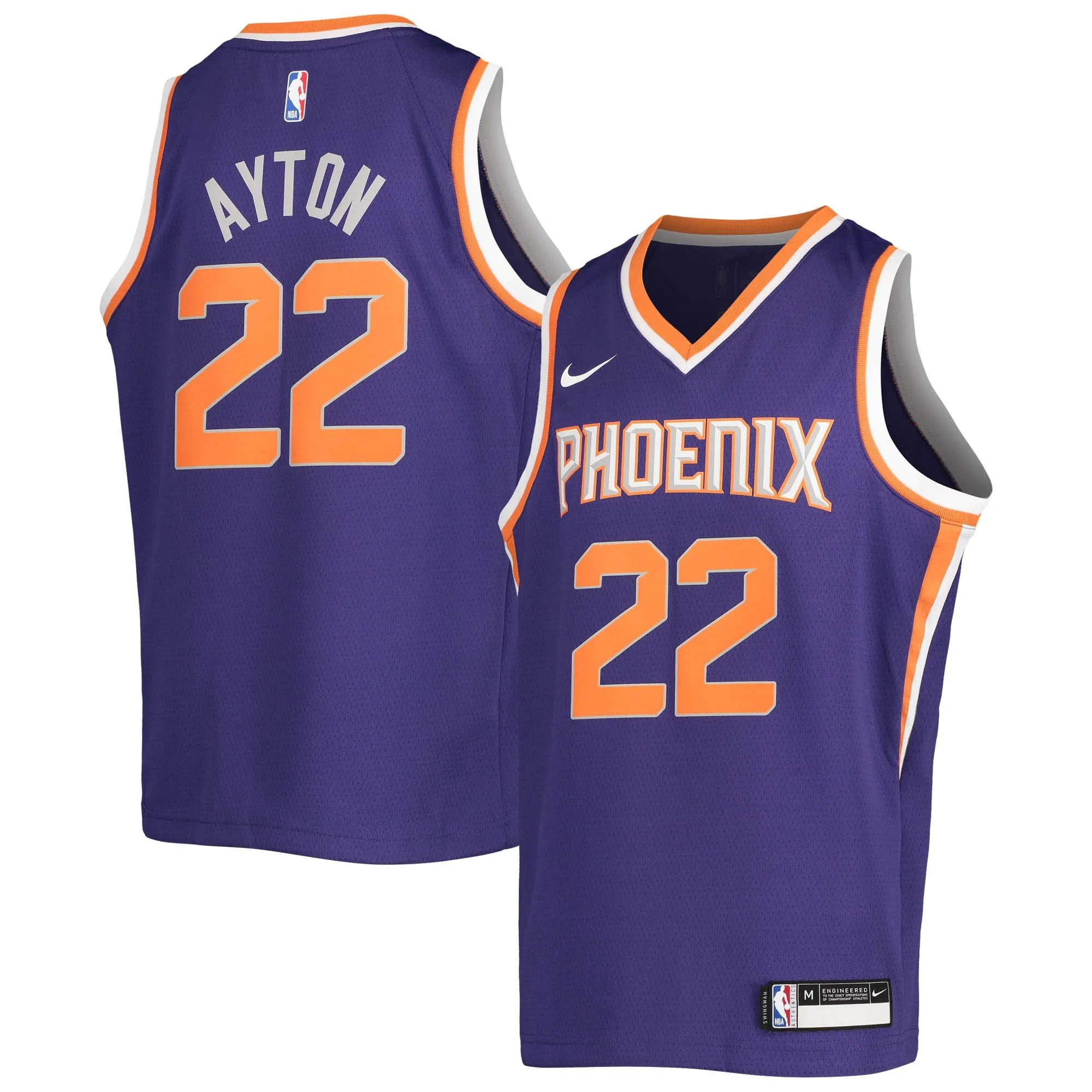 Deandre Ayton Phoenix Suns  Youth Swingman Jersey - Icon Edition - Purple