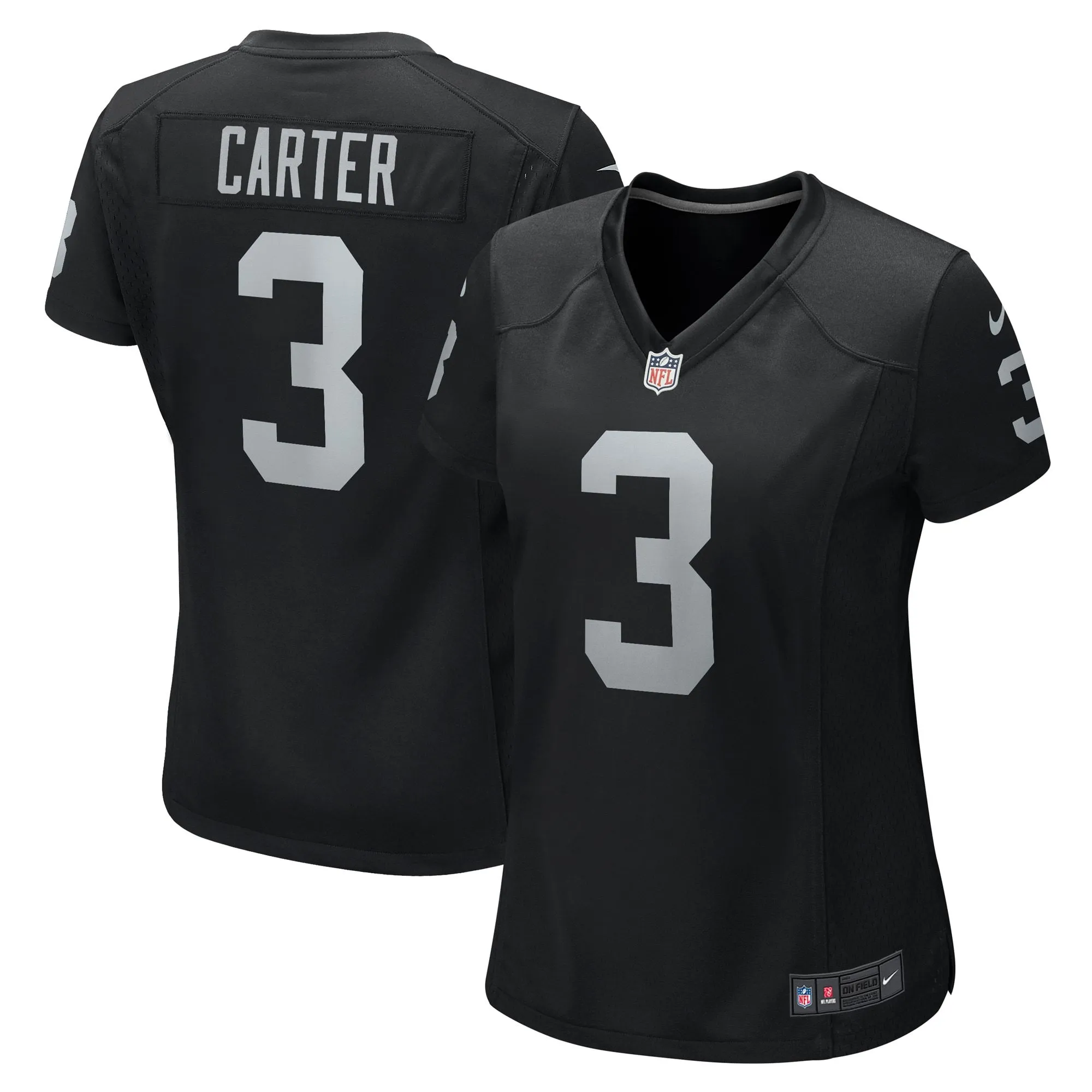 DeAndre Carter Las Vegas Raiders  Women's Game Player Jersey - Black