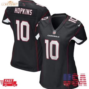 Deandre Hopkins Arizona Cardinals  Women's Game Jersey   Black