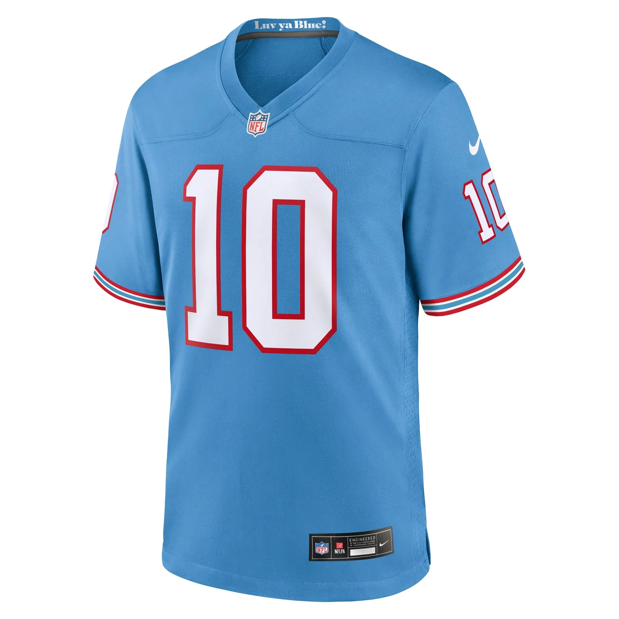 DeAndre Hopkins Tennessee Titans  Oilers Throwback Player Game Jersey - Light Blue