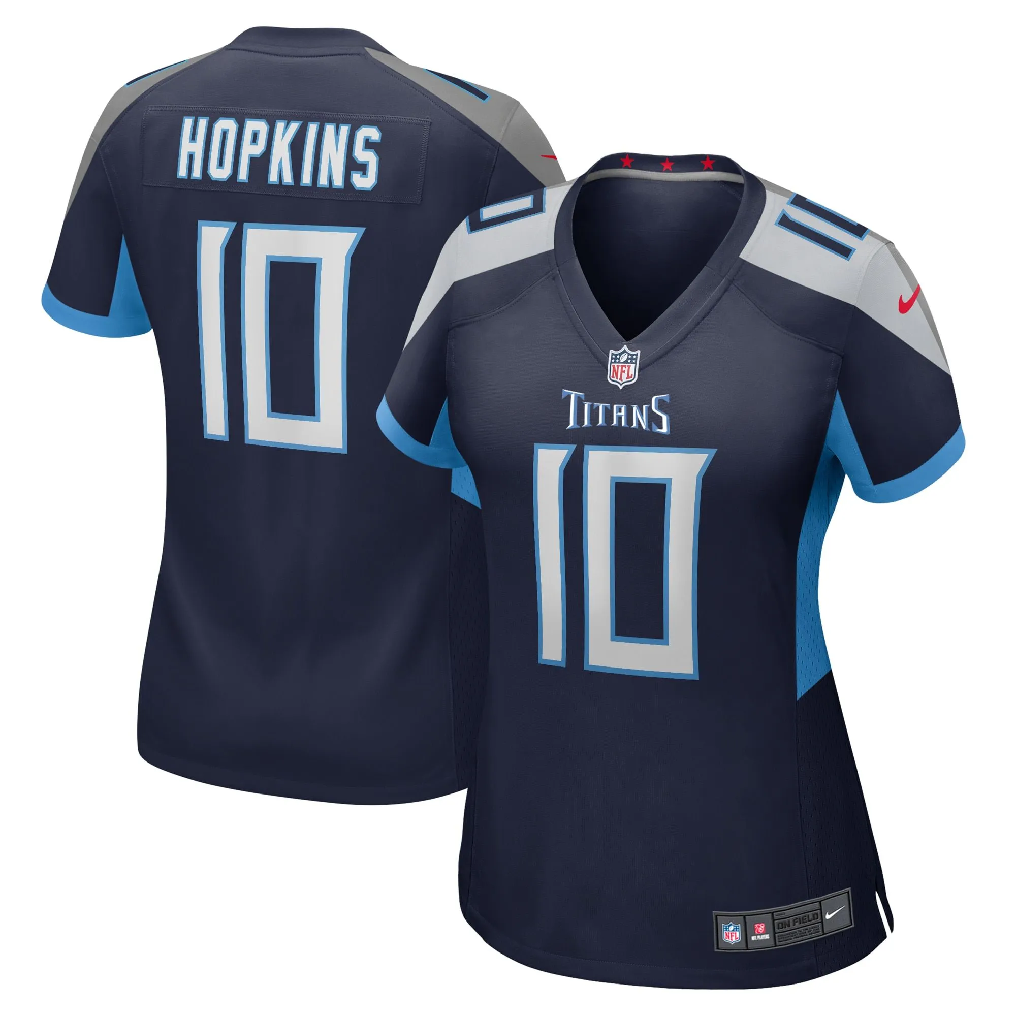 DeAndre Hopkins Tennessee Titans  Women's Game Jersey - Navy