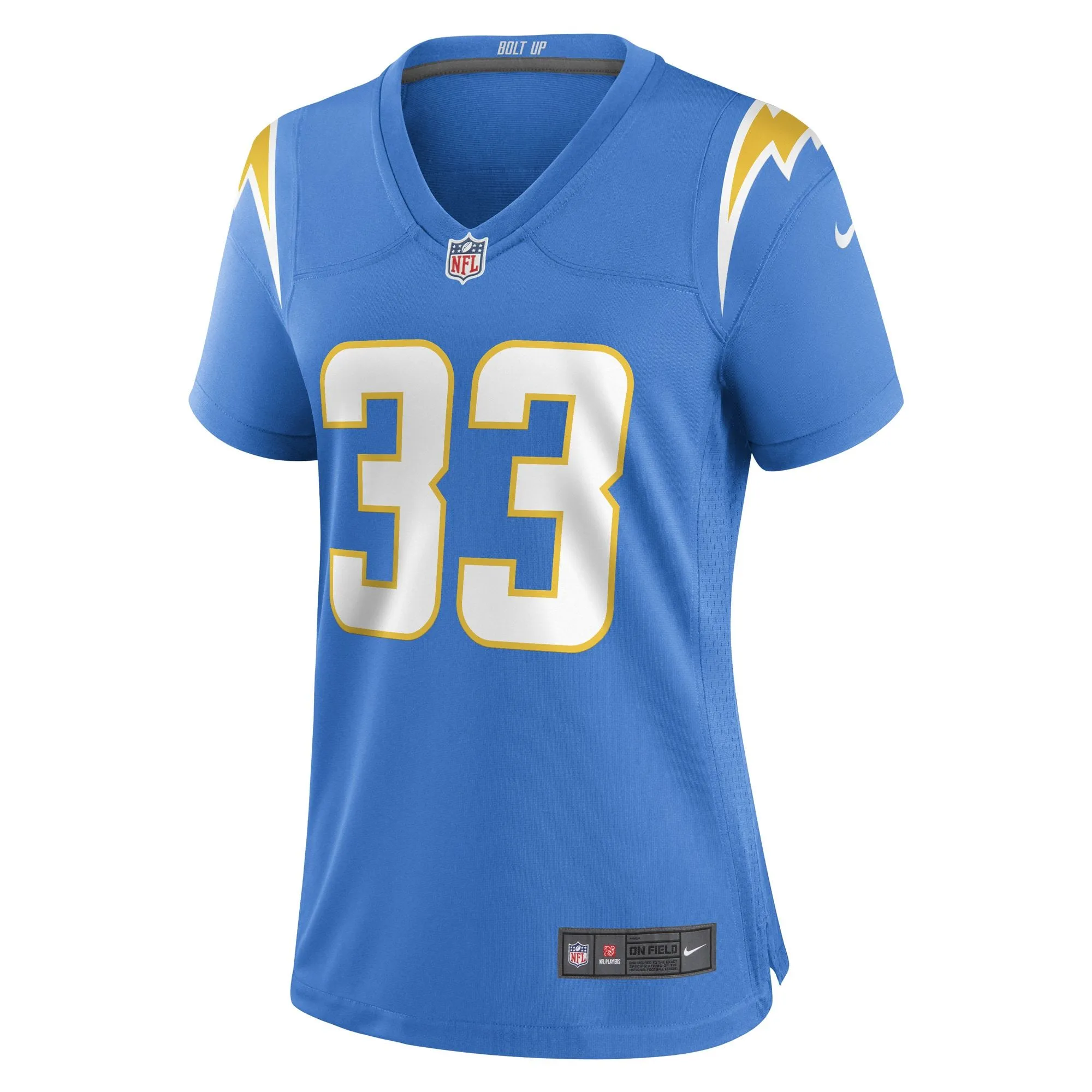 Deane Leonard Los Angeles Chargers  Women's Game Player Jersey - Powder Blue