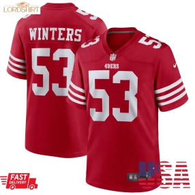 Dee Winters San Francisco 49Ers  Team Game Jersey   Scarlet