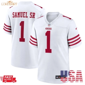 Deebo Samuel Sr San Francisco 49Ers  Game Player Jersey   White