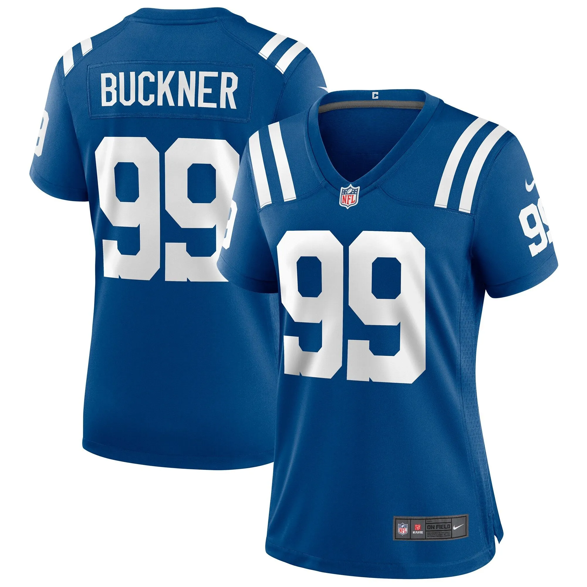 DeForest Buckner Indianapolis Colts  Women's Game Player Jersey - Royal