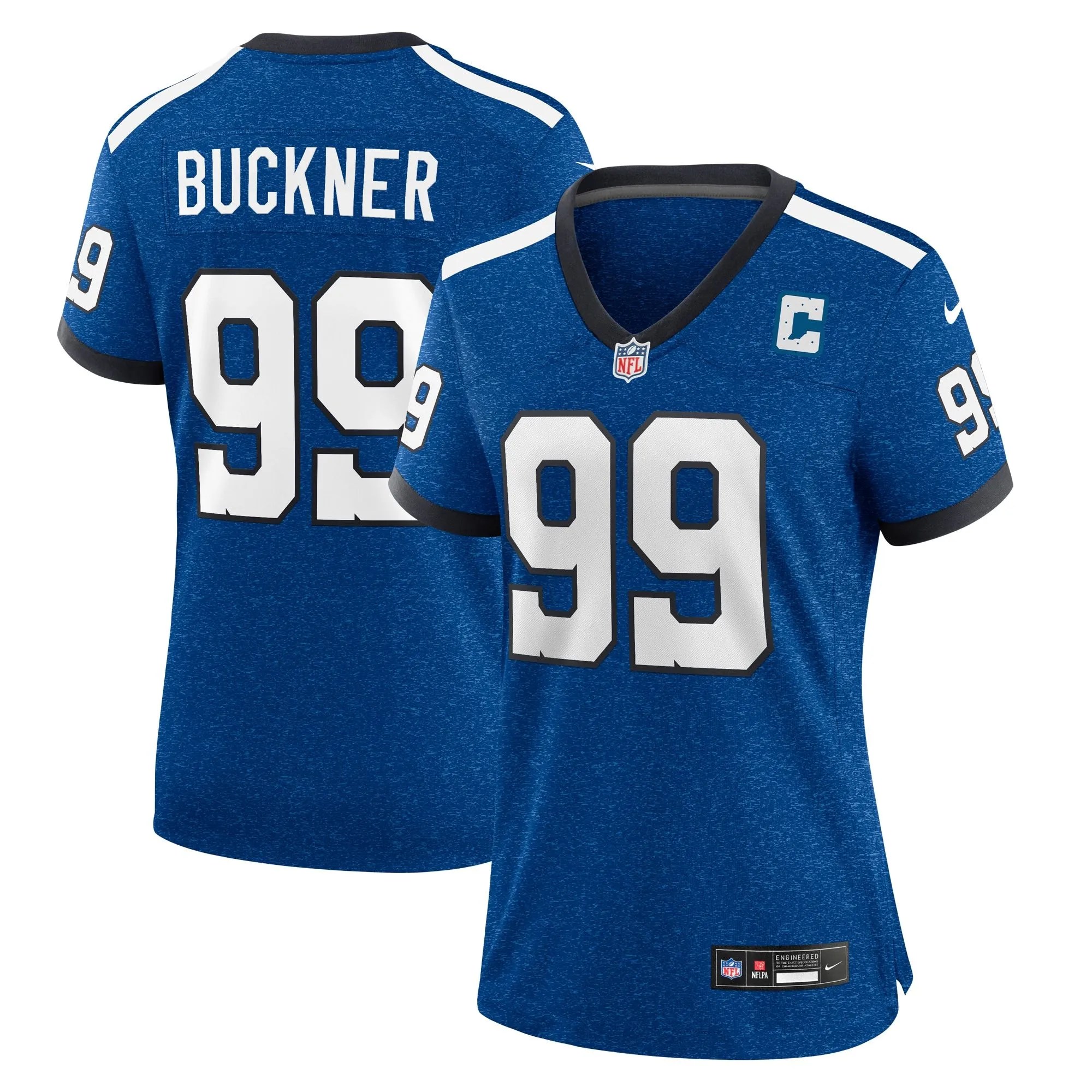 DeForest Buckner Indianapolis Colts  Women's Indiana Nights Alternate Game Jersey - Royal