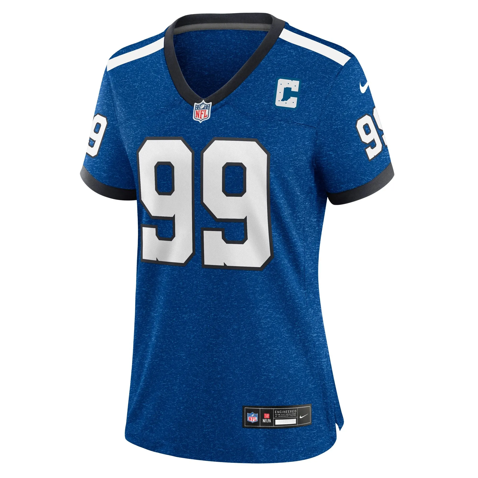 DeForest Buckner Indianapolis Colts  Women's Indiana Nights Alternate Game Jersey - Royal