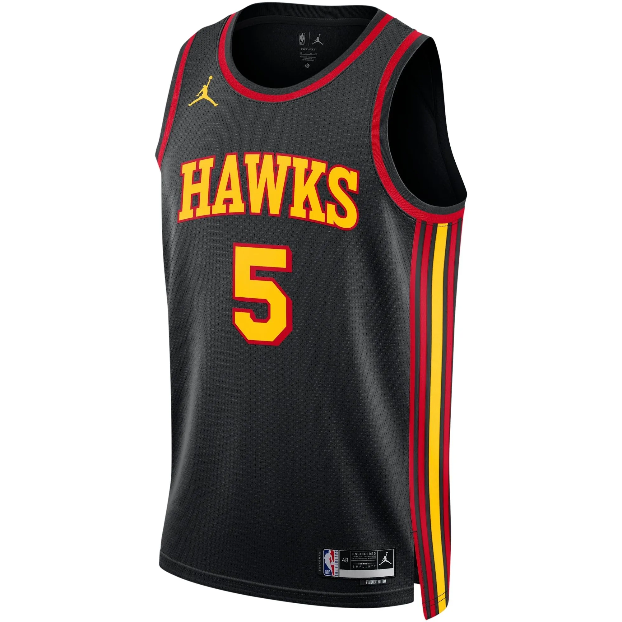 Dejounte Murray Atlanta Hawks Jordan Brand Unisex Swingman Jersey - Statement Edition - Black