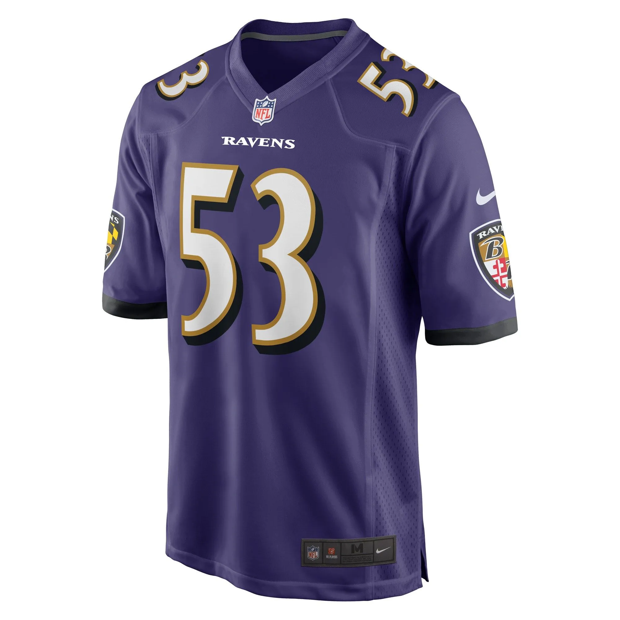 Del'Shawn Phillips Baltimore Ravens  Game Player Jersey - Purple