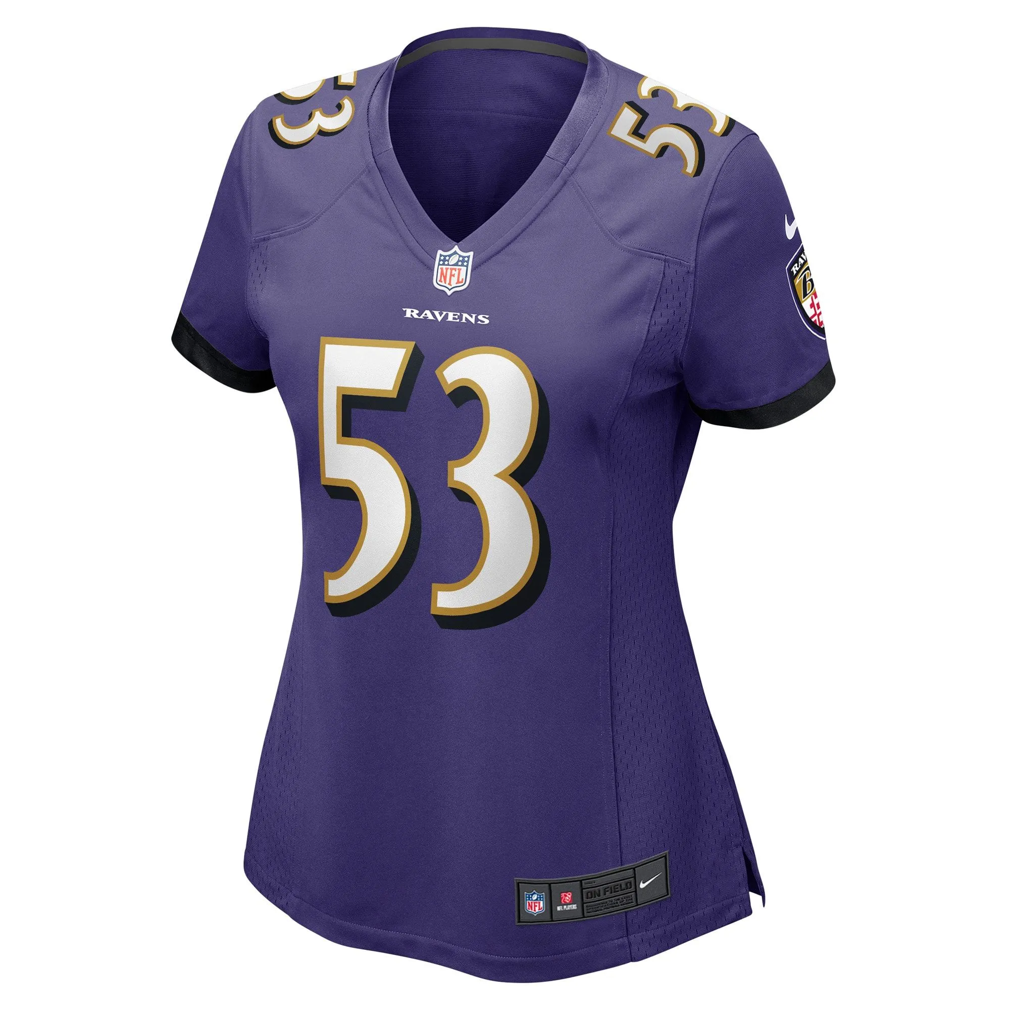 Del'Shawn Phillips Baltimore Ravens  Women's Game Player Jersey - Purple