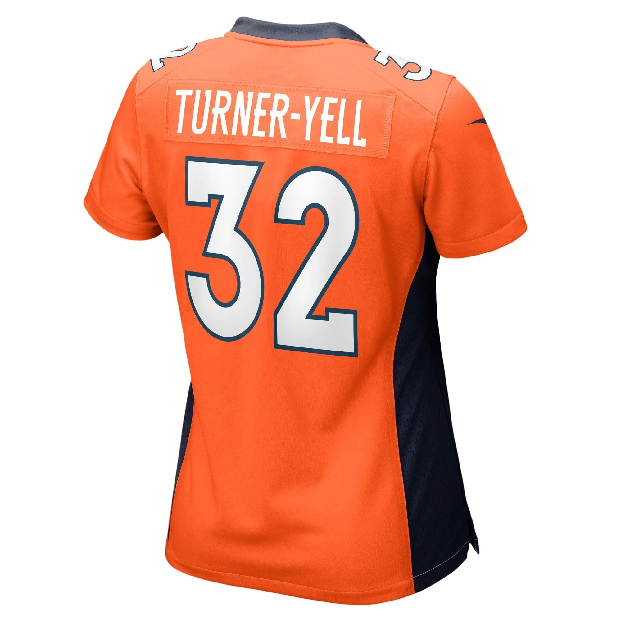 Delarrin Turner-Yell Denver Broncos  Women's Game Player Jersey - Orange