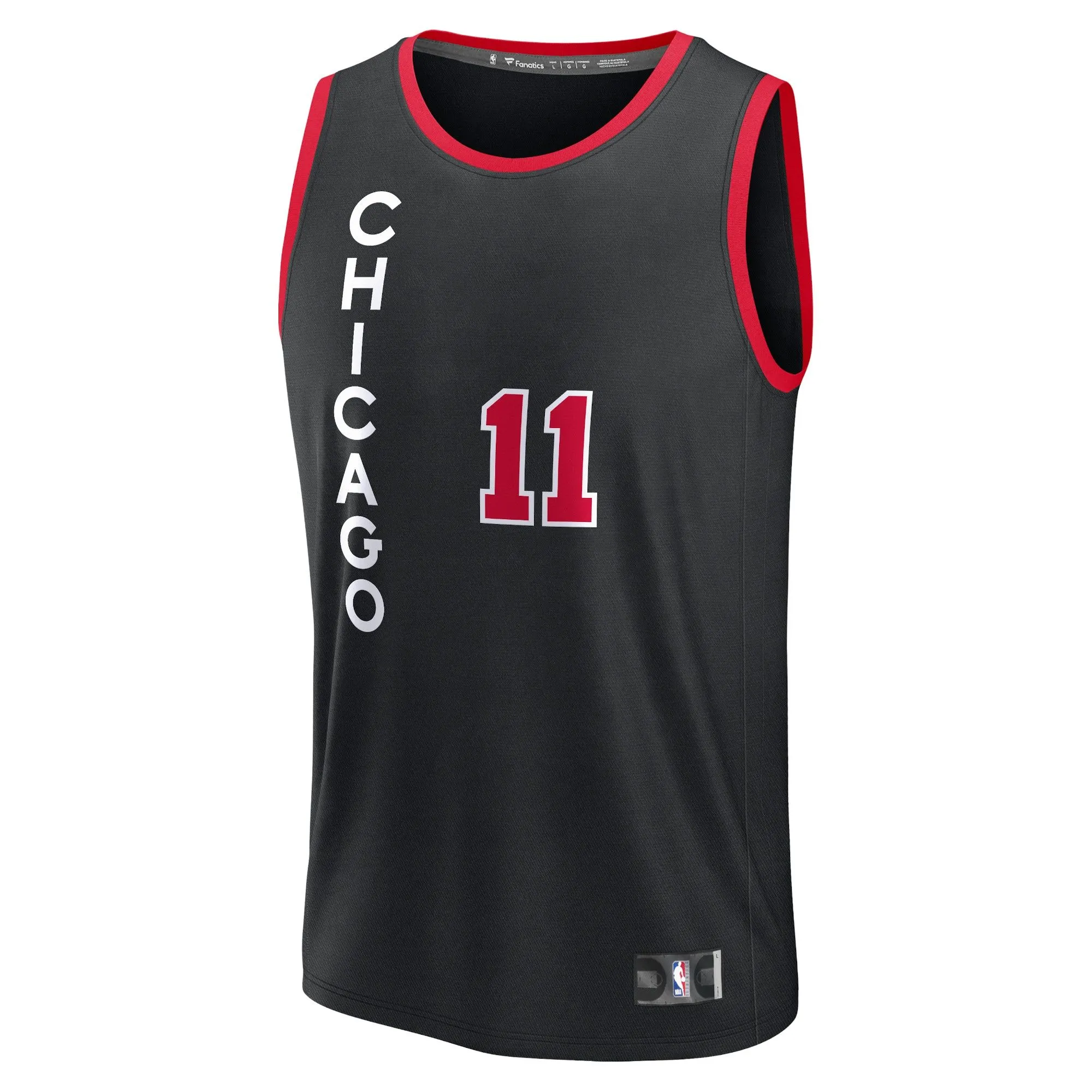 DeMar DeRozan Chicago Bulls Fanatics Branded Fast Break Jersey - Black - City Edition