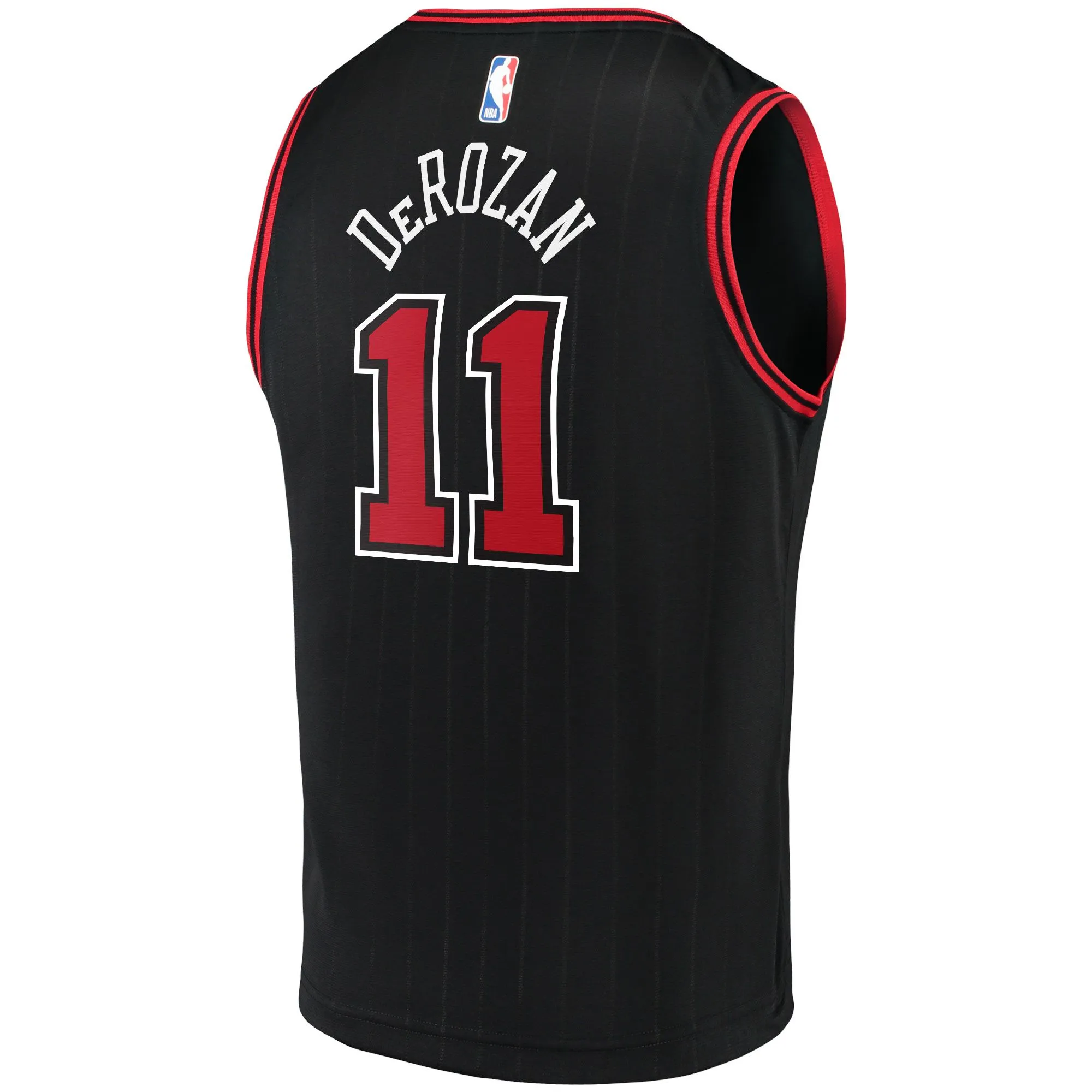 DeMar DeRozan Chicago Bulls Fanatics Branded Fast Break Replica Player Jersey - Statement Edition - Black